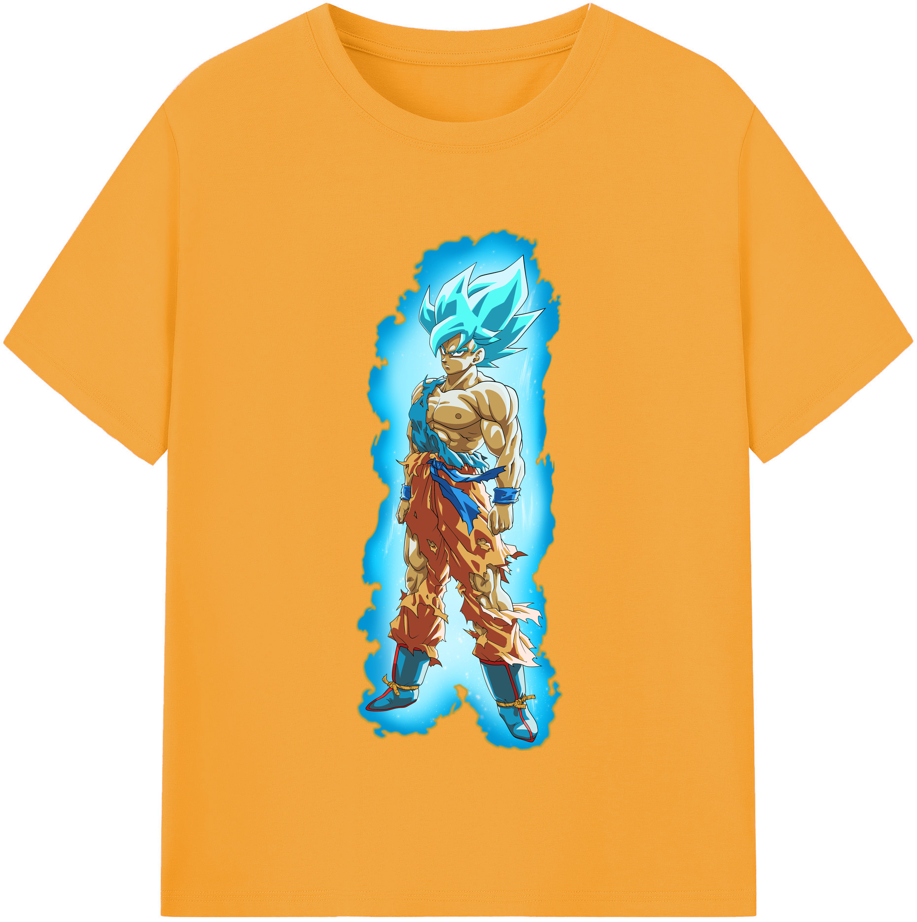 （画像用） ドラゴンボール 孫悟空（そん ごくう）Son Goku カカロット DRAGON BALL Kakarotto 綿100％半袖Tシャツ（フロントプリント）