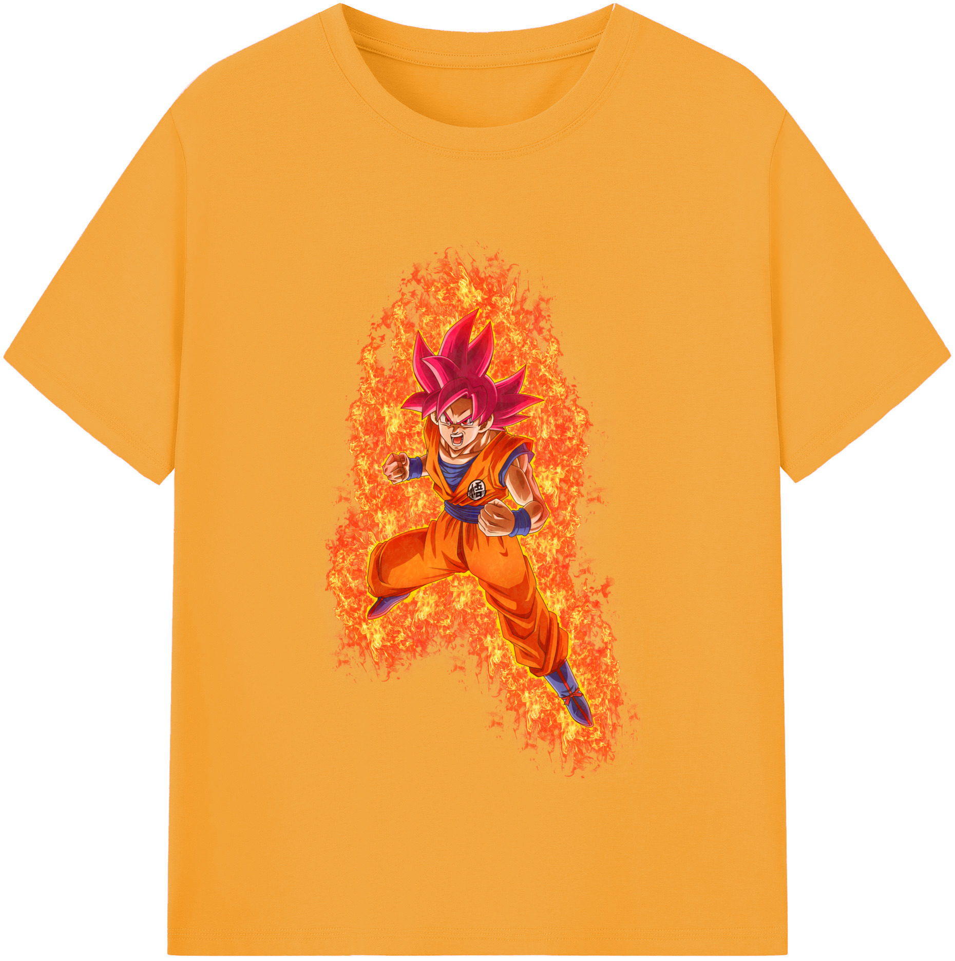 （画像用） ドラゴンボール 孫悟空（そん ごくう）Son Goku カカロット DRAGON BALL Kakarotto 綿100％半袖Tシャツ（フロントプリント）