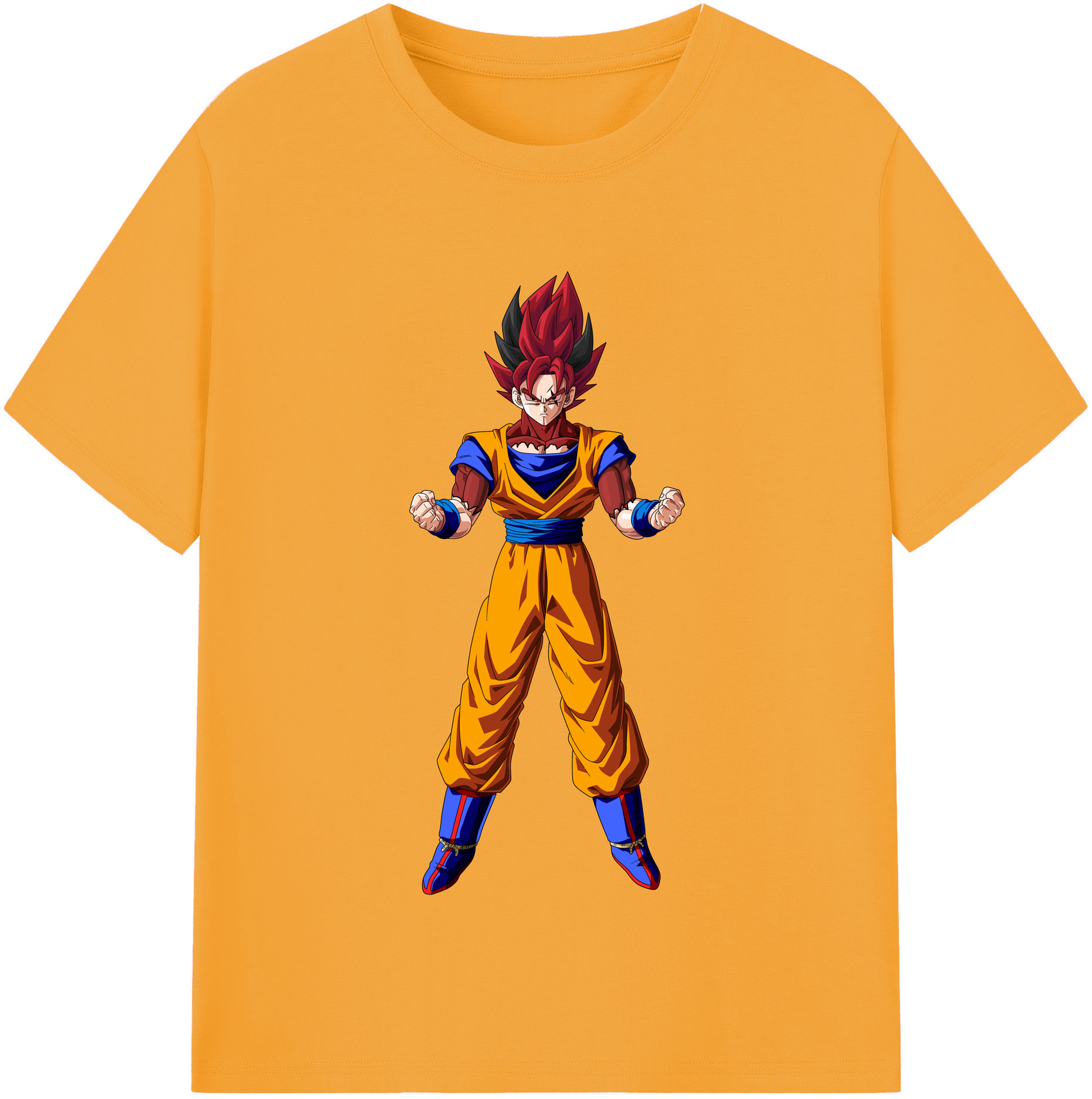 （画像用） ドラゴンボール 孫悟空（そん ごくう）Son Goku カカロット DRAGON BALL Kakarotto 綿100％半袖Tシャツ（フロントプリント）