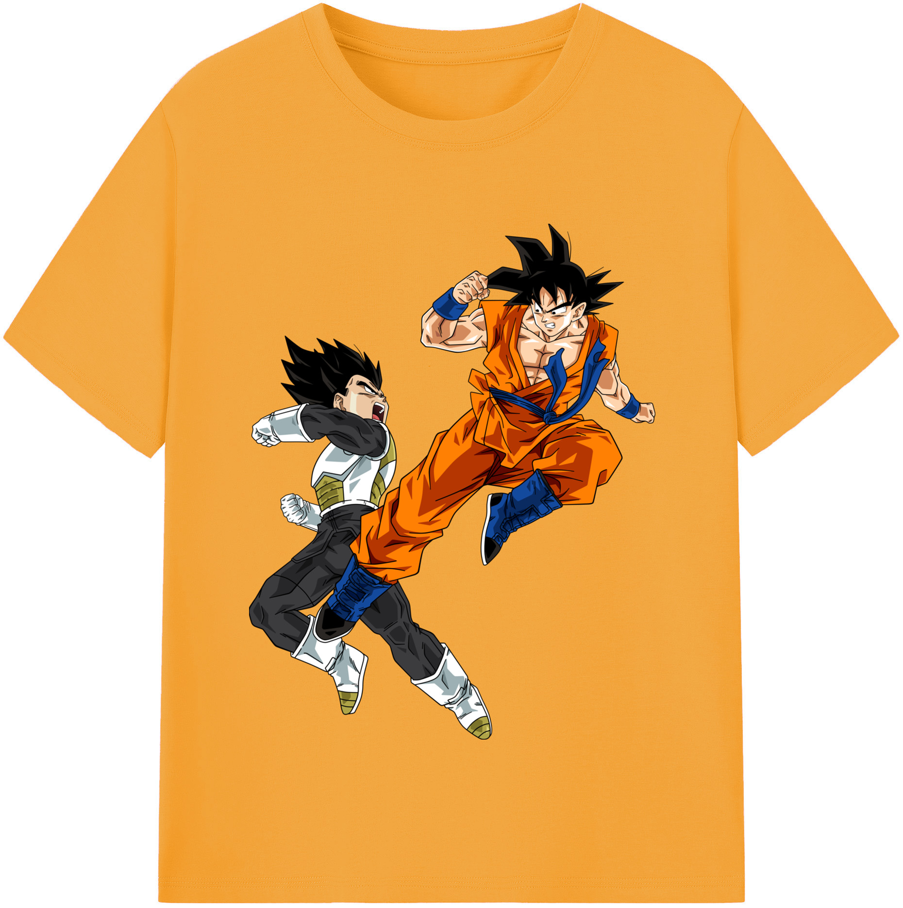 （画像用） ドラゴンボール 孫悟空（そん ごくう）Son Goku カカロット DRAGON BALL Kakarotto 綿100％半袖Tシャツ（フロントプリント）
