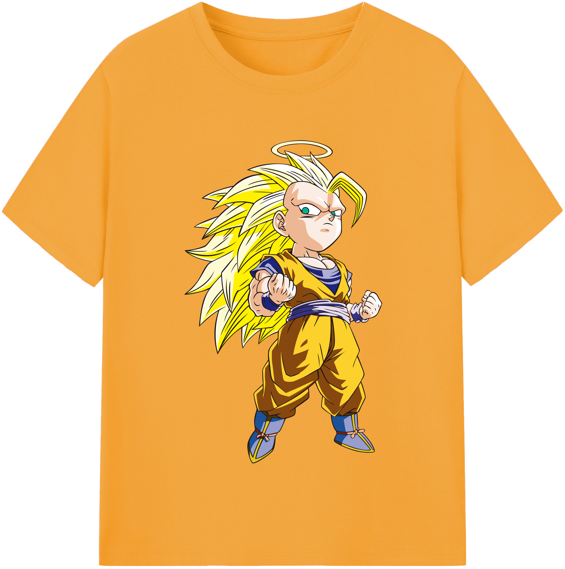 （画像用） ドラゴンボール 孫悟空（そん ごくう）Son Goku カカロット DRAGON BALL Kakarotto 綿100％半袖Tシャツ（フロントプリント）