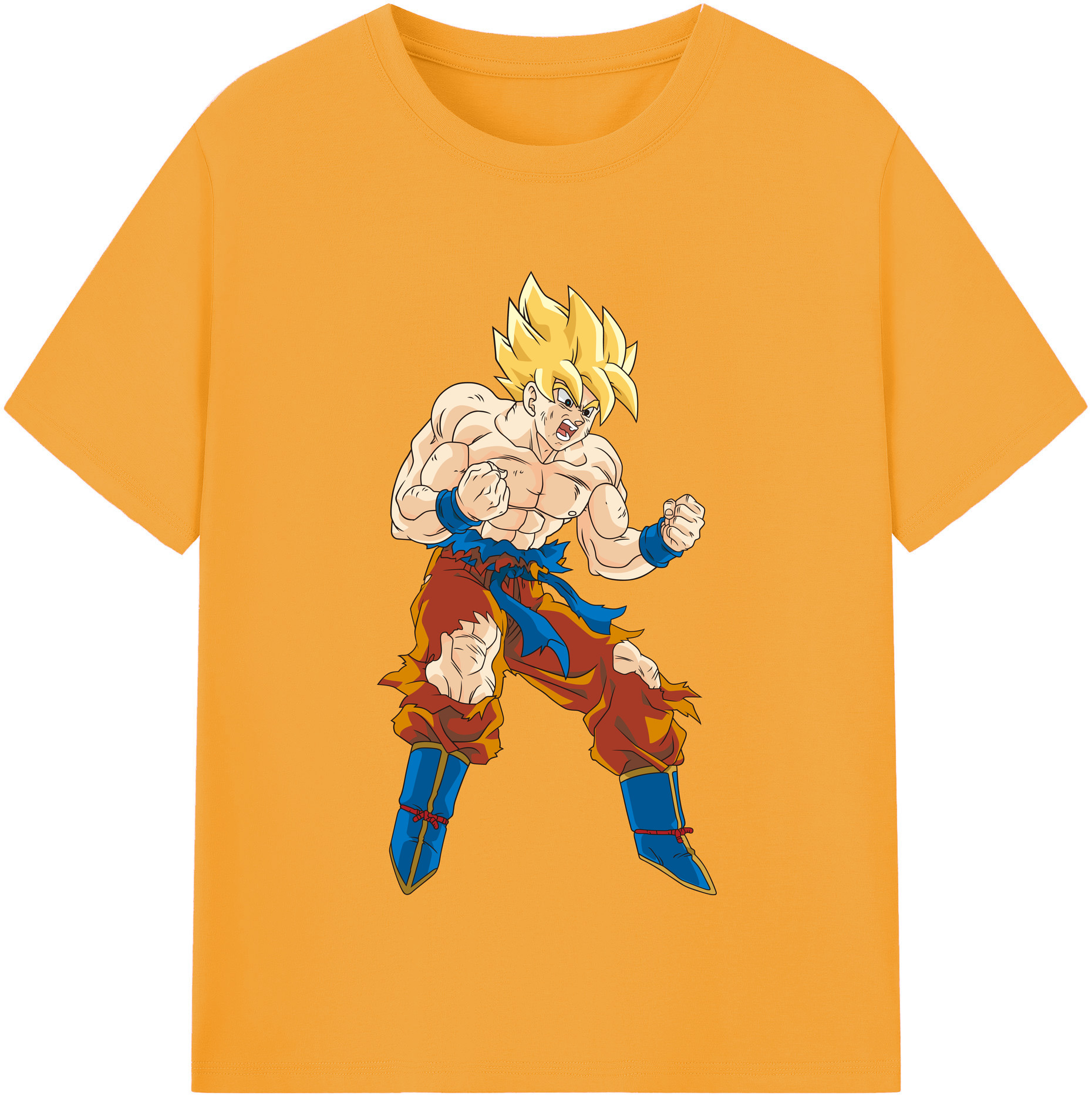 （画像用） ドラゴンボール 孫悟空（そん ごくう）Son Goku カカロット DRAGON BALL Kakarotto 綿100％半袖Tシャツ（フロントプリント）