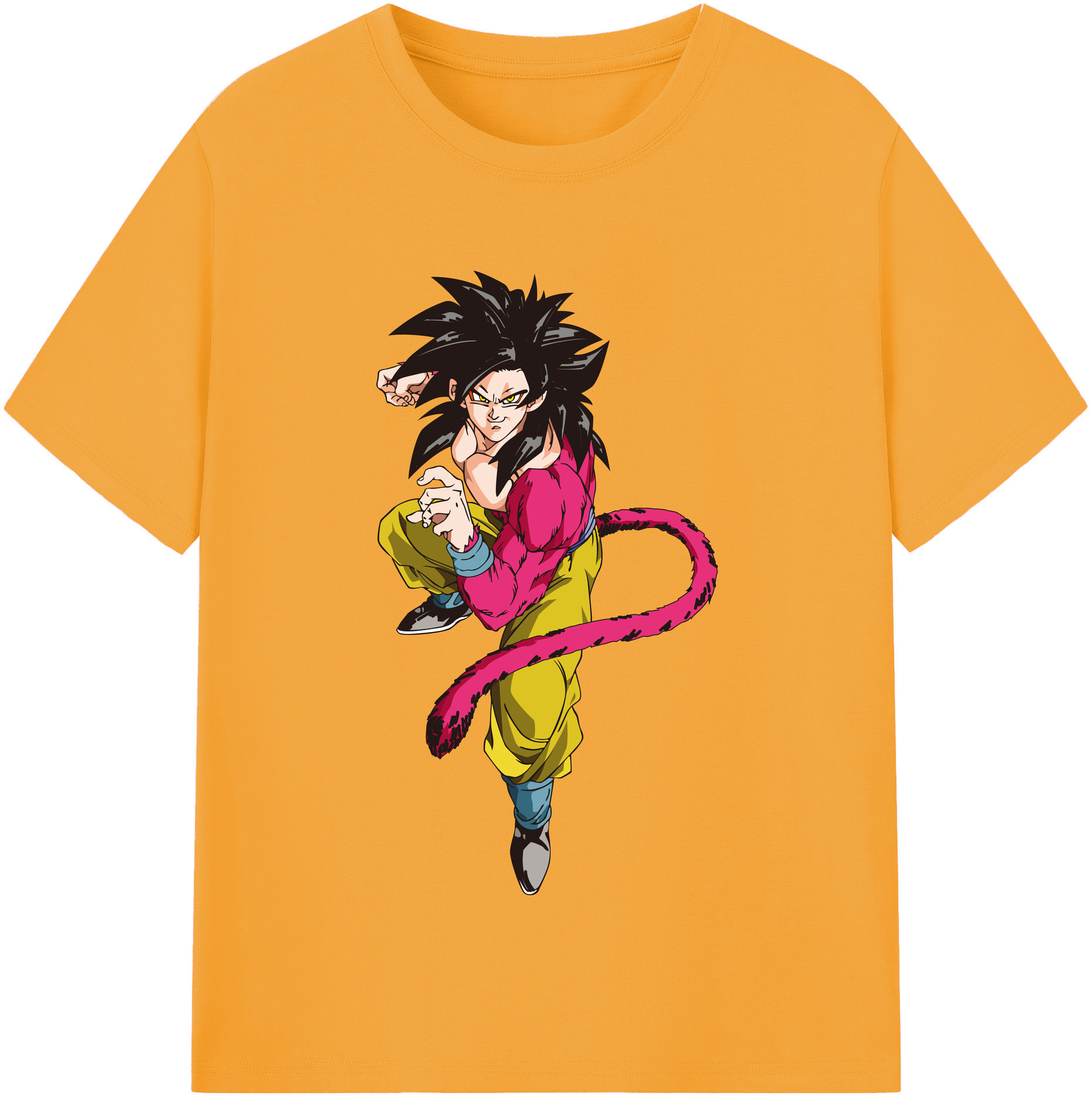 （画像用） ドラゴンボール 孫悟空（そん ごくう）Son Goku カカロット DRAGON BALL Kakarotto 綿100％半袖Tシャツ（フロントプリント）