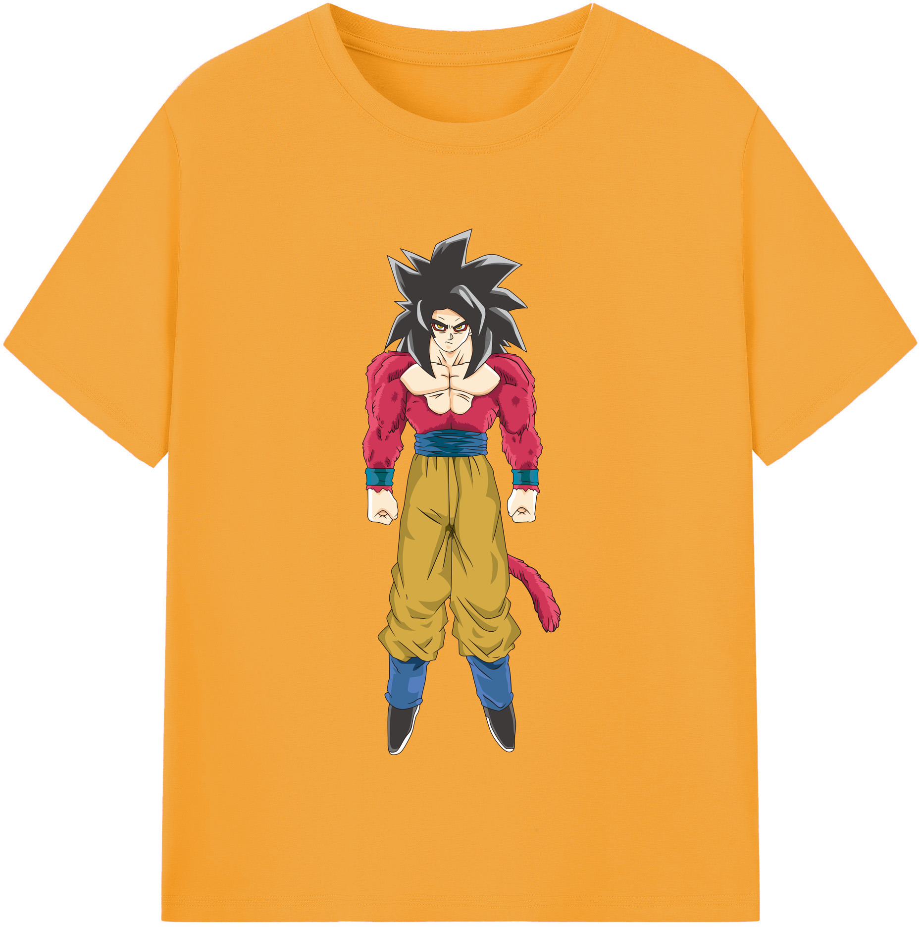 （画像用） ドラゴンボール 孫悟空（そん ごくう）Son Goku カカロット DRAGON BALL Kakarotto 綿100％半袖Tシャツ（フロントプリント）