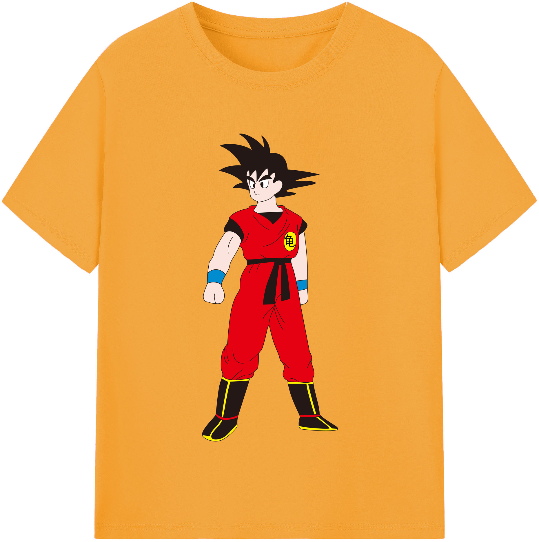 （画像用） ドラゴンボール 孫悟空（そん ごくう）Son Goku カカロット DRAGON BALL Kakarotto 綿100％半袖Tシャツ（フロントプリント）