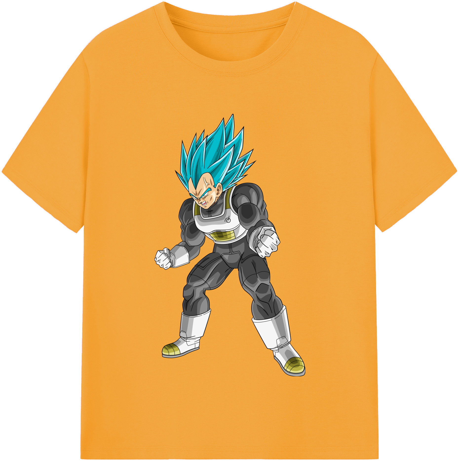（画像用） ドラゴンボール ベジータ四世（Bejīta Yonsei）DRAGON BALL Vegeta IV 綿100％半袖Tシャツ（フロントプリント）