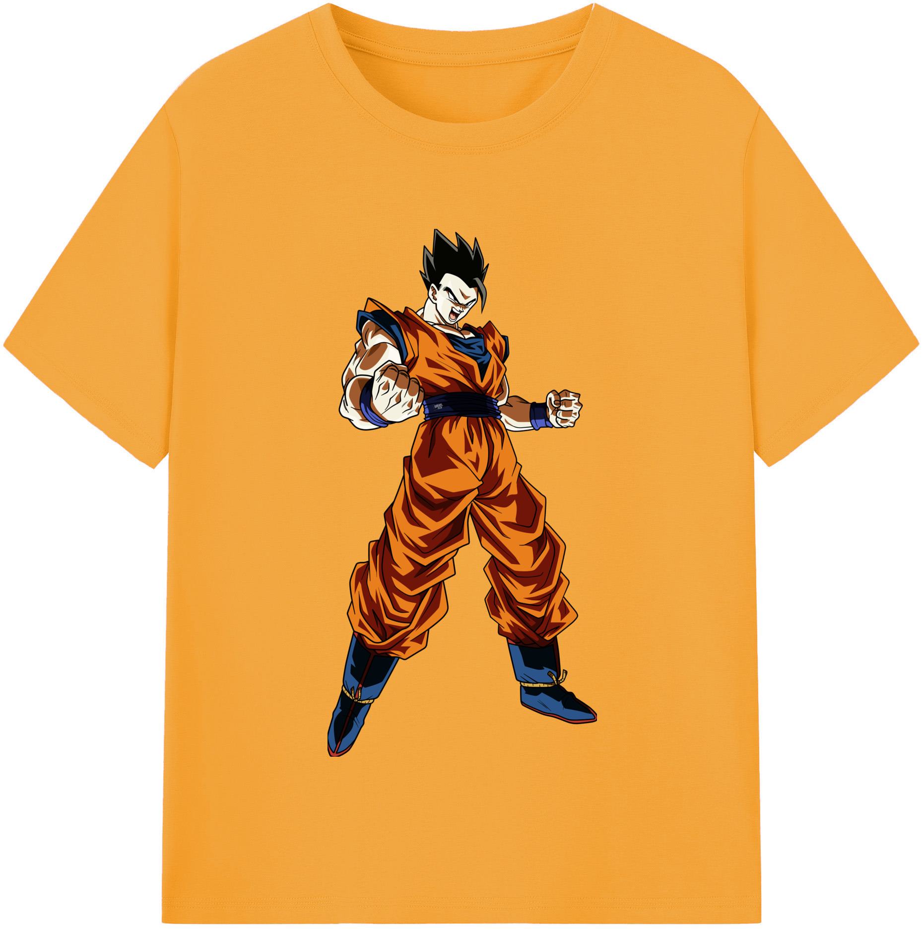 （画像用） ドラゴンボール 孫 悟飯（そんごはん）DRAGON BALL Son Gohan 綿100％半袖Tシャツ（フロントプリント）