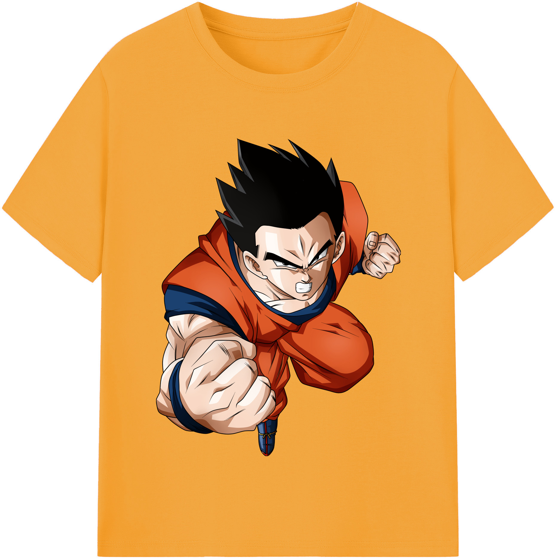 （画像用） ドラゴンボール 孫 悟飯（そんごはん）DRAGON BALL Son Gohan 綿100％半袖Tシャツ（フロントプリント）