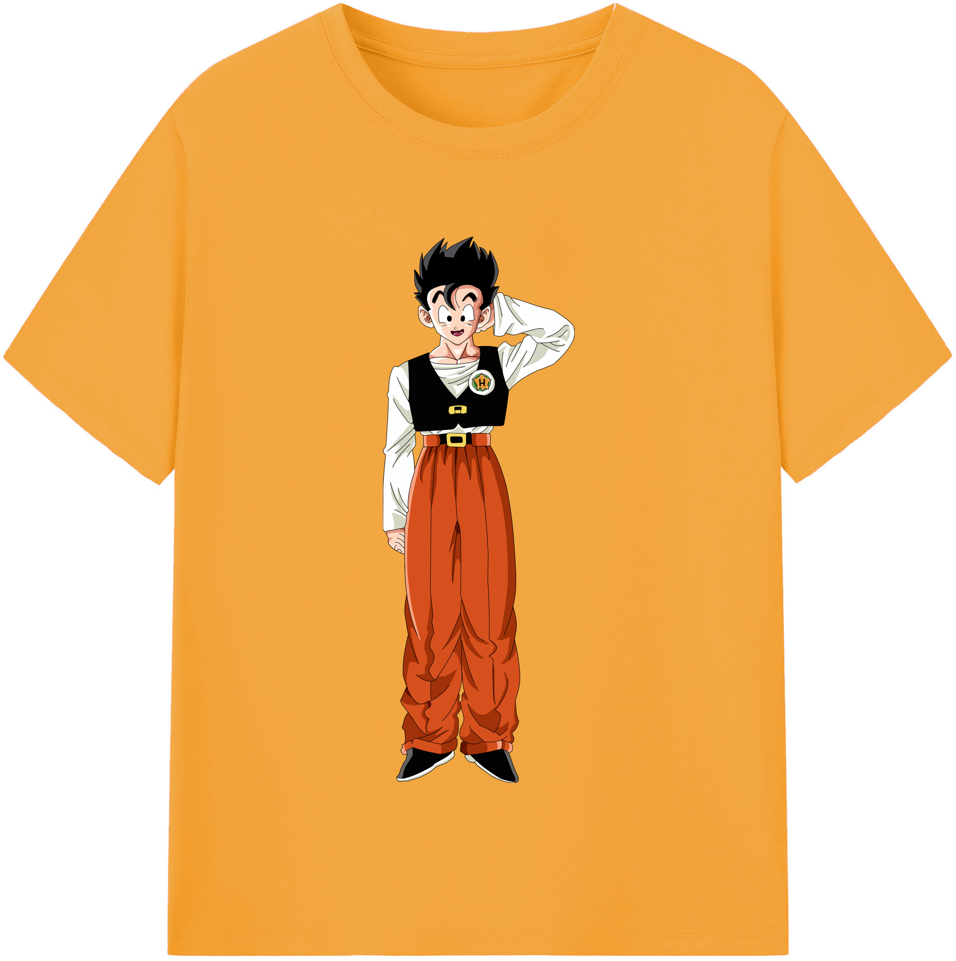（画像用） ドラゴンボール 孫 悟飯（そんごはん）DRAGON BALL Son Gohan 綿100％半袖Tシャツ（フロントプリント）