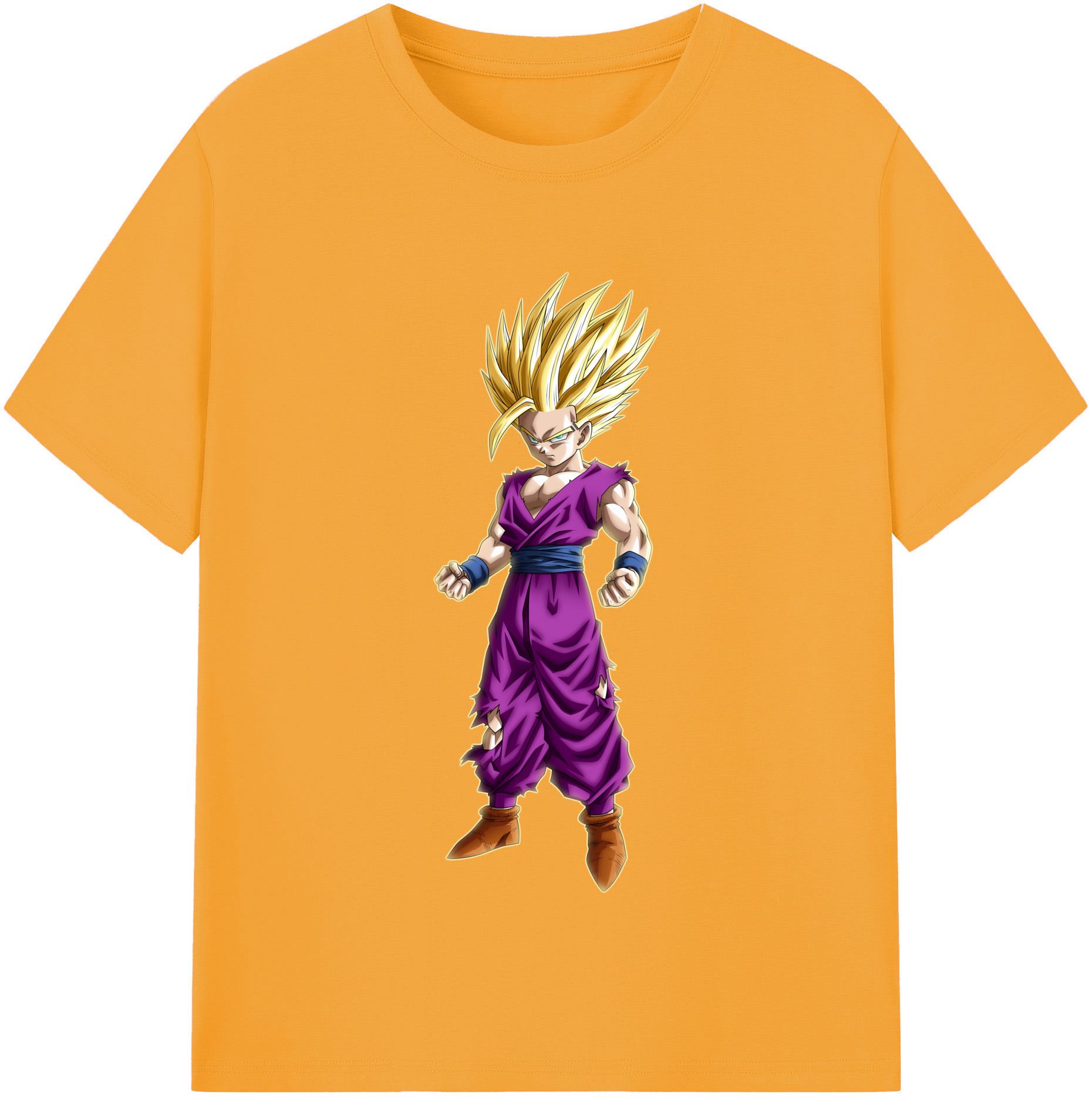 （画像用） ドラゴンボール 孫 悟飯（そんごはん）DRAGON BALL Son Gohan 綿100％半袖Tシャツ（フロントプリント）