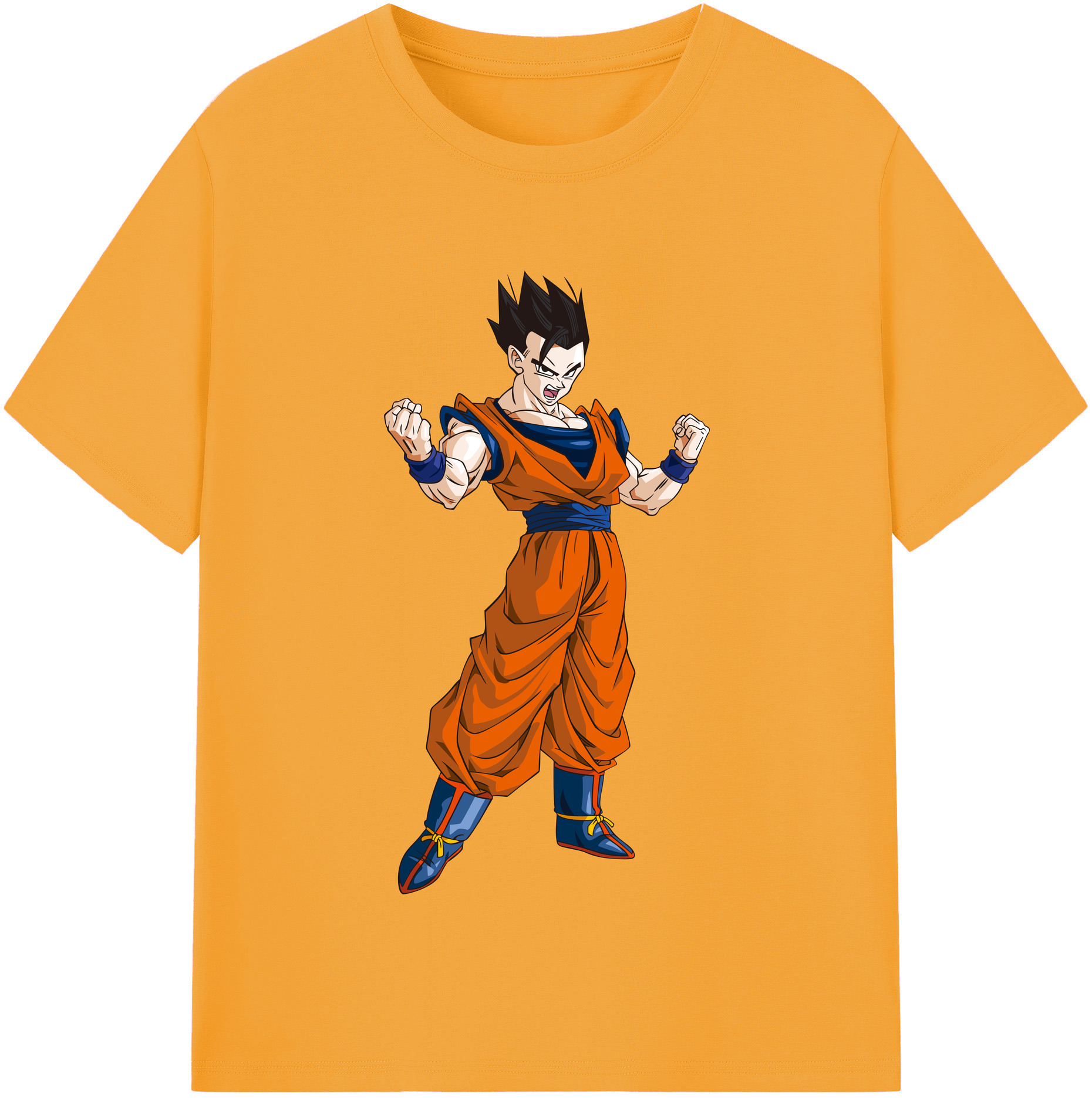 （画像用） ドラゴンボール 孫 悟飯（そんごはん）DRAGON BALL Son Gohan 綿100％半袖Tシャツ（フロントプリント）