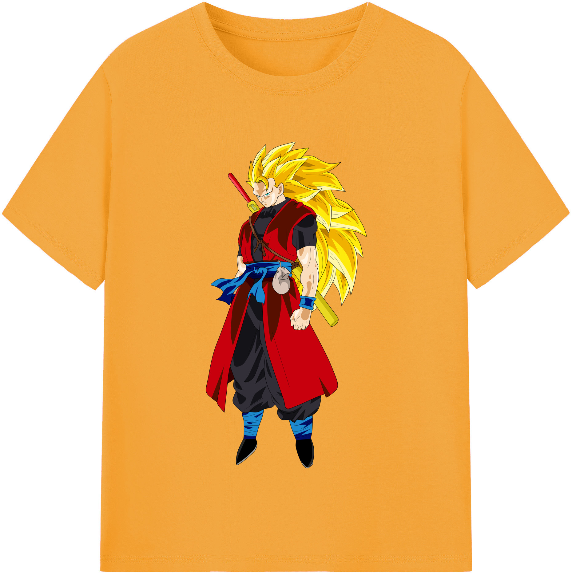 （画像用） ドラゴンボール トランクス（Torankusu）DRAGON BALL Trunks 綿100％半袖Tシャツ（フロントプリント）