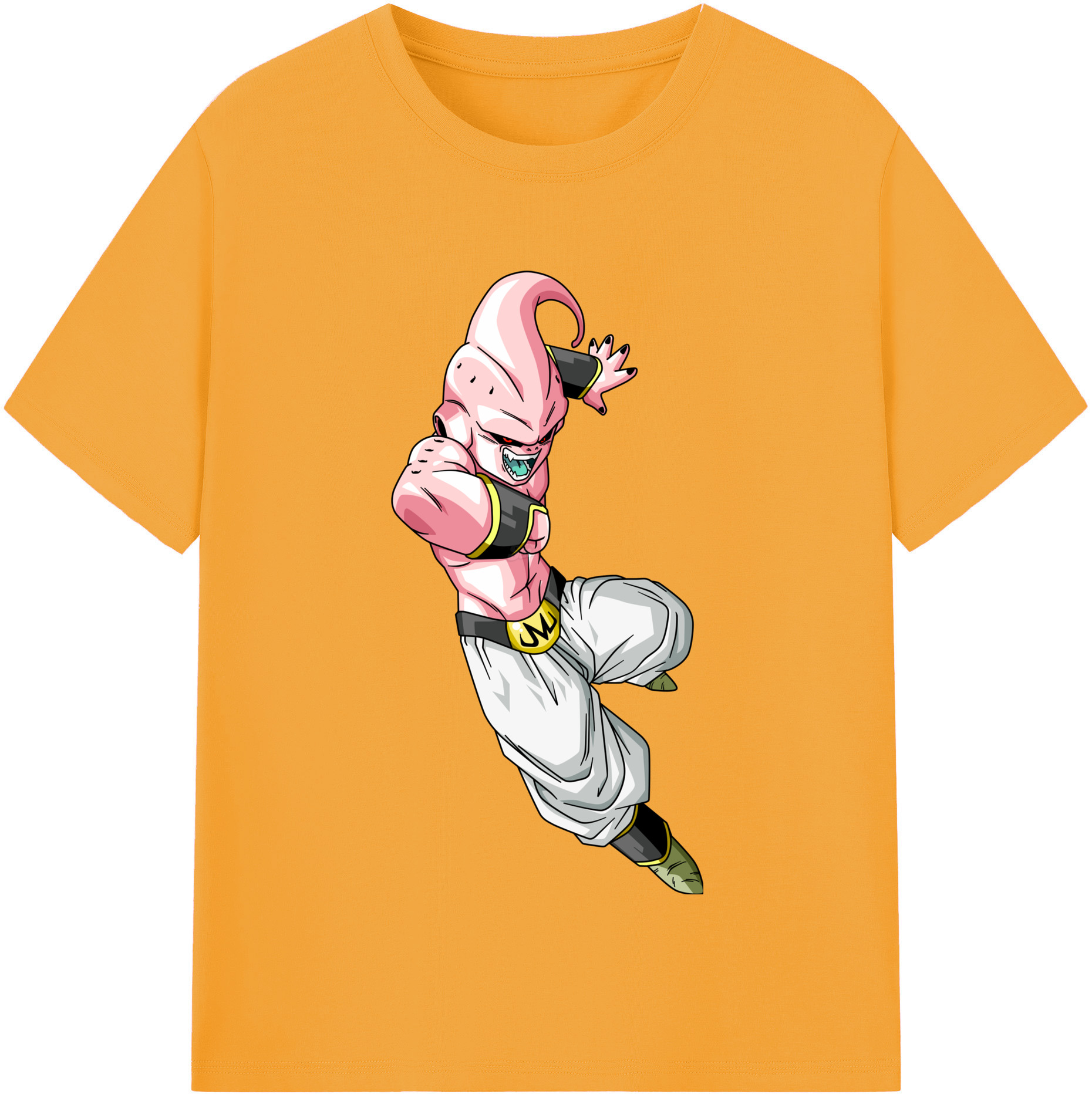 （画像用） ドラゴンボール 魔人ブウ DRAGON BALL Majin Buu 綿100％半袖Tシャツ（フロントプリント）