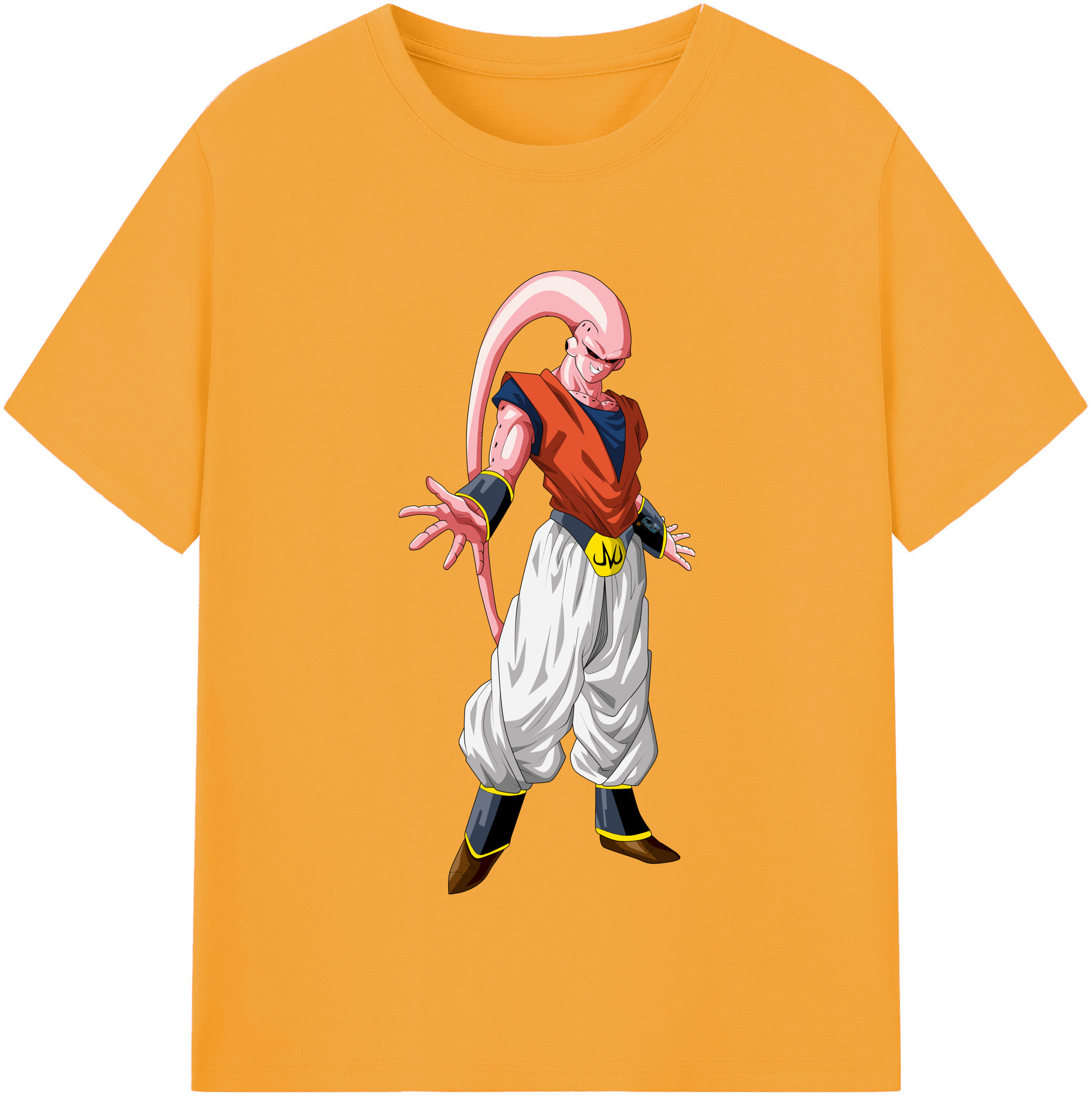 （画像用） ドラゴンボール 魔人ブウ DRAGON BALL Majin Buu 綿100％半袖Tシャツ（フロントプリント）