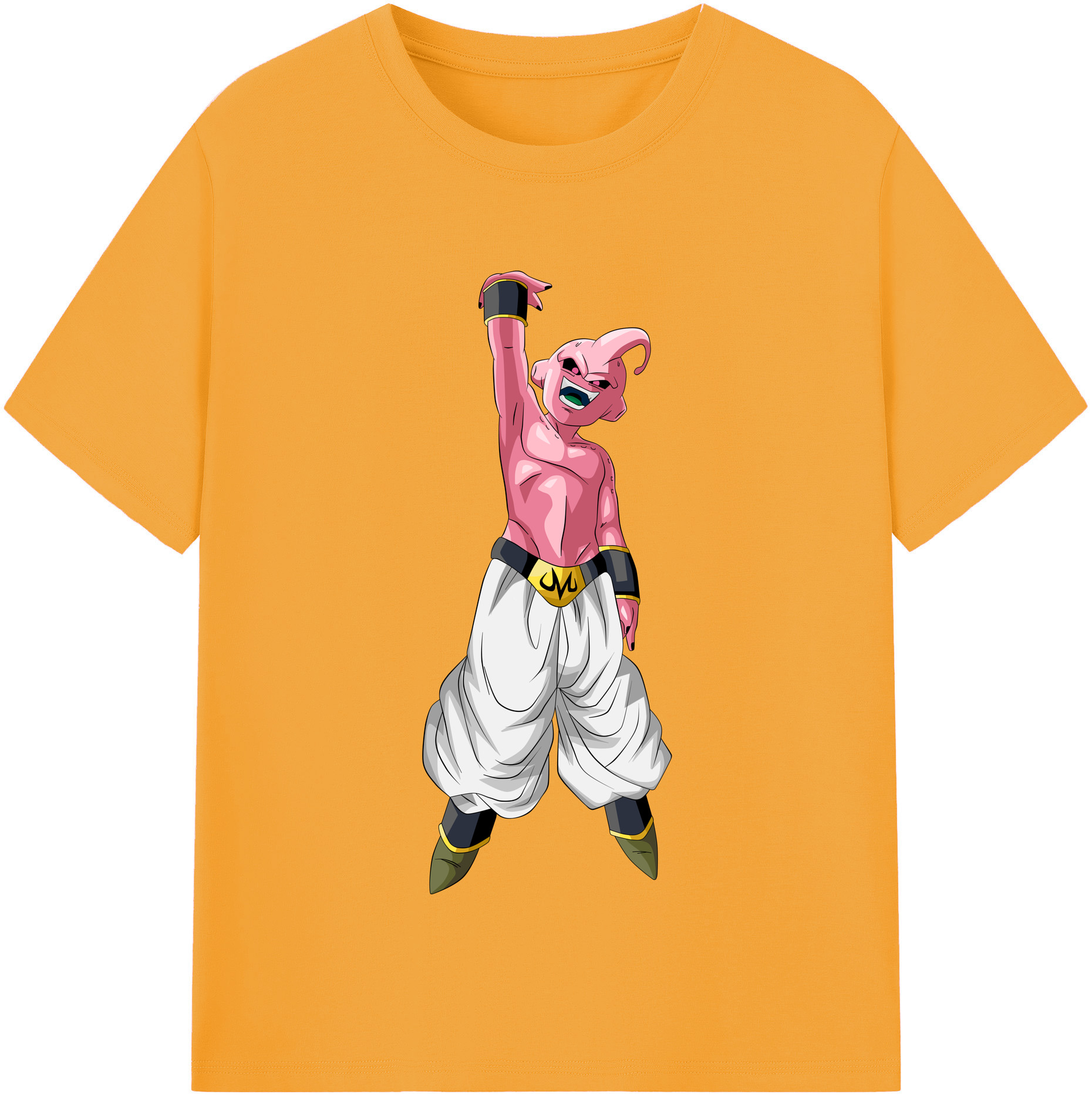 （画像用） ドラゴンボール 魔人ブウ DRAGON BALL Majin Buu 綿100％半袖Tシャツ（フロントプリント）