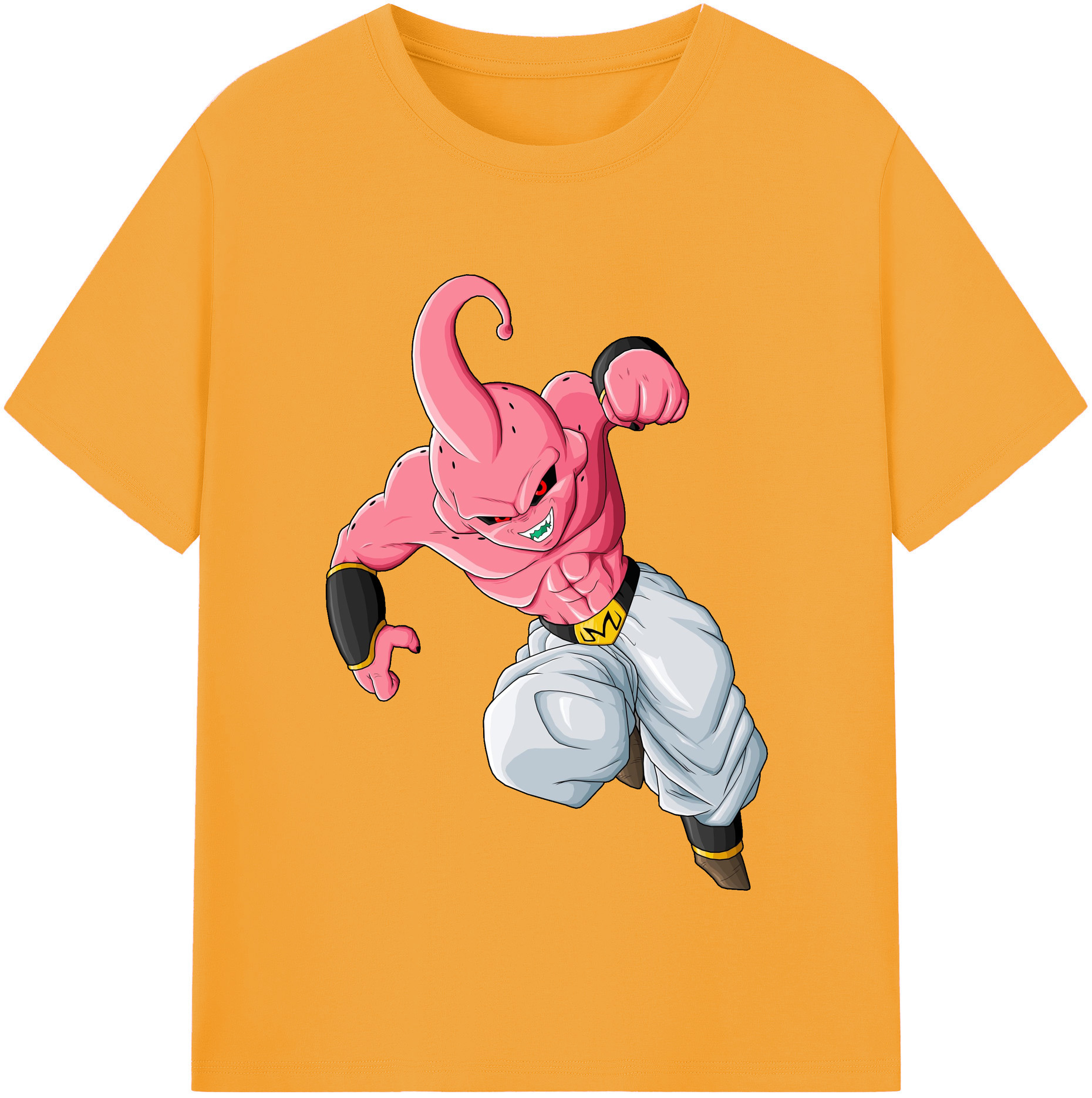 （画像用） ドラゴンボール 魔人ブウ DRAGON BALL Majin Buu 綿100％半袖Tシャツ（フロントプリント）