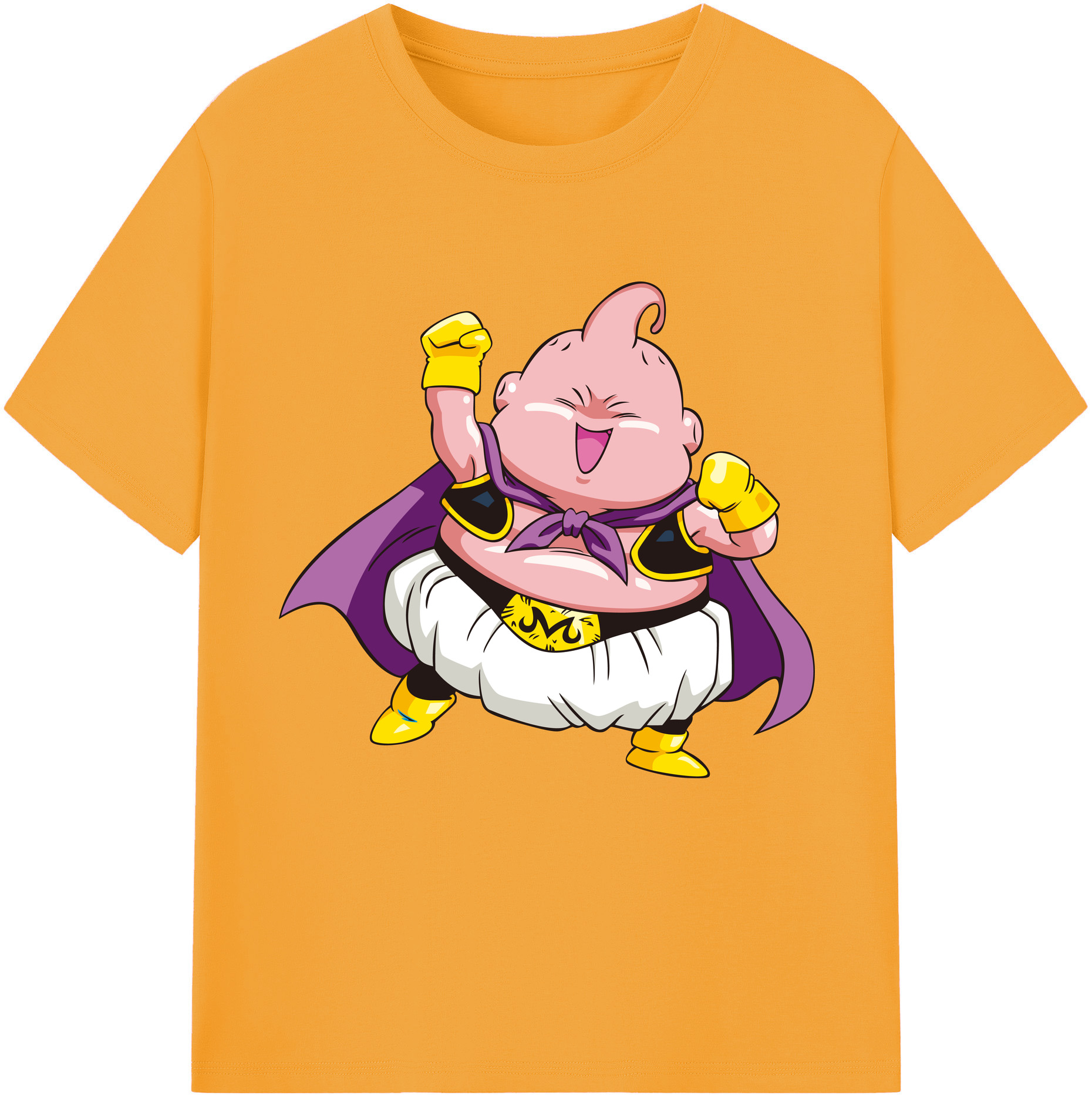 （画像用） ドラゴンボール 魔人ブウ DRAGON BALL Majin Buu 綿100％半袖Tシャツ（フロントプリント）