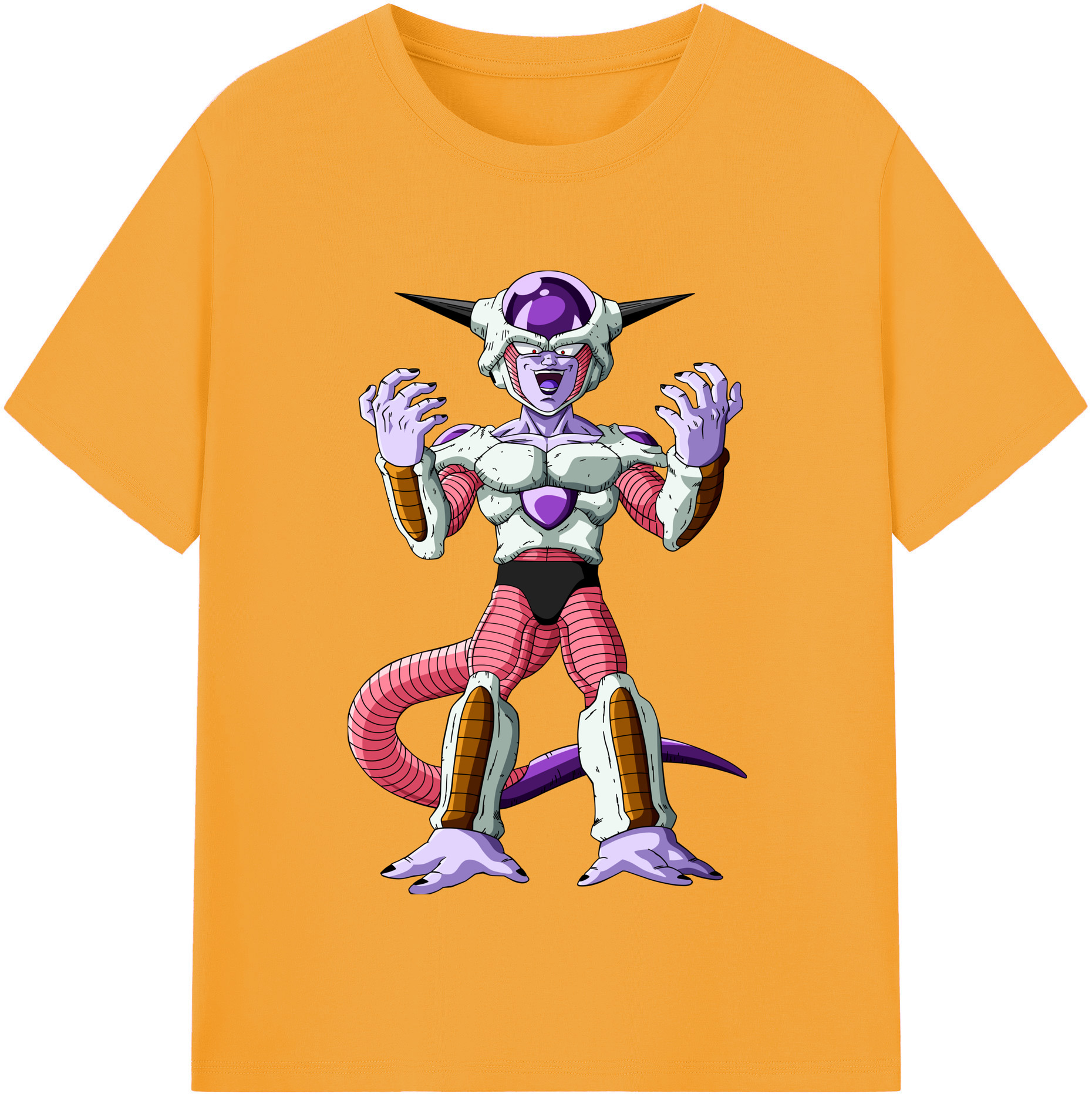 （画像用） ドラゴンボール フリーザ DRAGON BALL Frieza 綿100％半袖Tシャツ（フロントプリント）