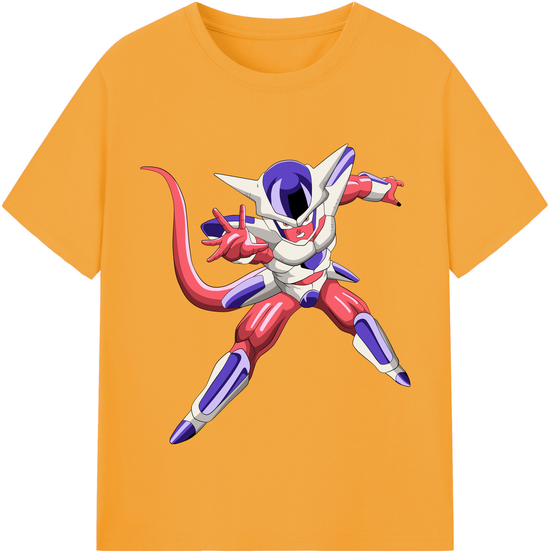 （画像用） ドラゴンボール フリーザ DRAGON BALL Frieza 綿100％半袖Tシャツ（フロントプリント）