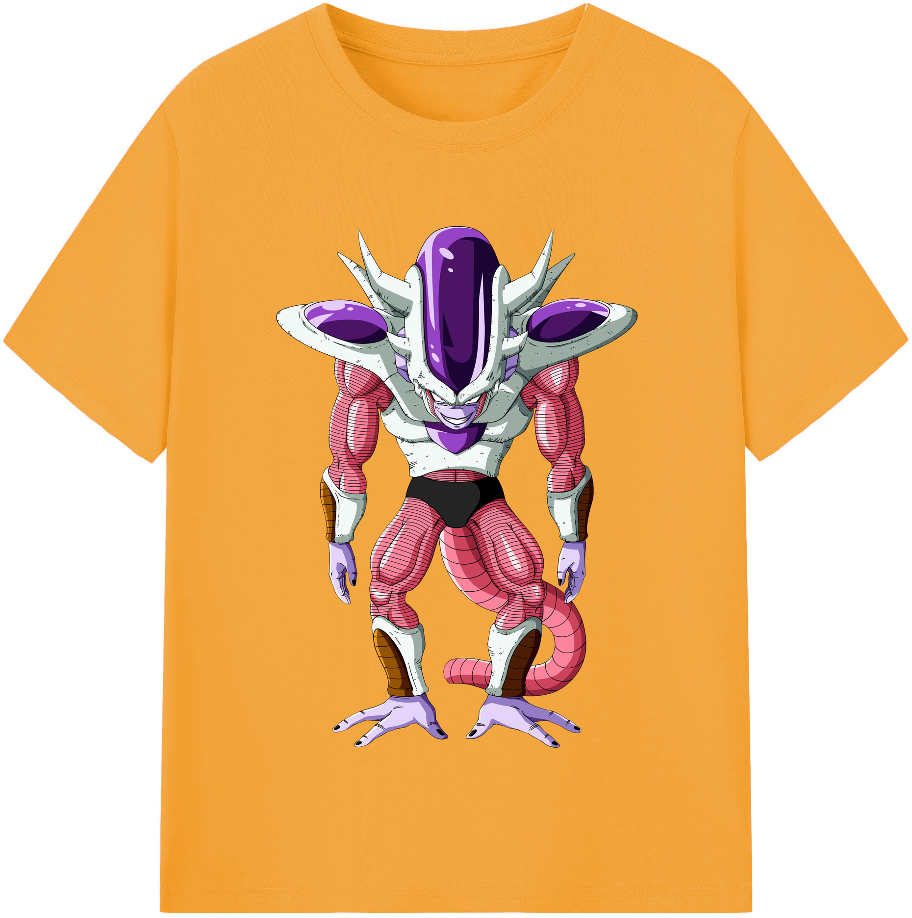 （画像用） ドラゴンボール フリーザ DRAGON BALL Frieza 綿100％半袖Tシャツ（フロントプリント）