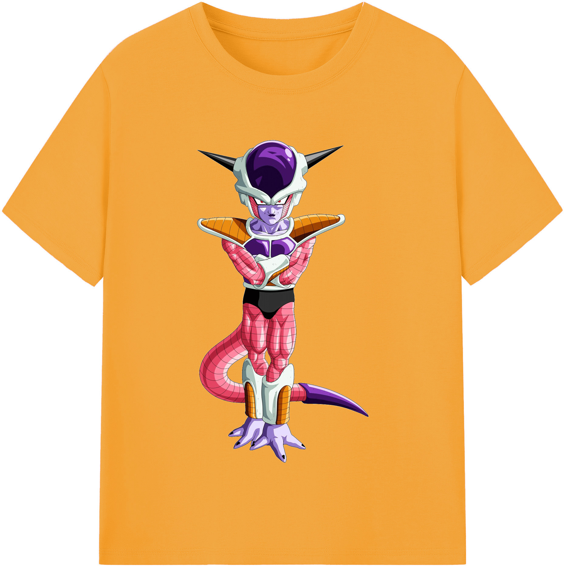 （画像用） ドラゴンボール フリーザ DRAGON BALL Frieza 綿100％半袖Tシャツ（フロントプリント）