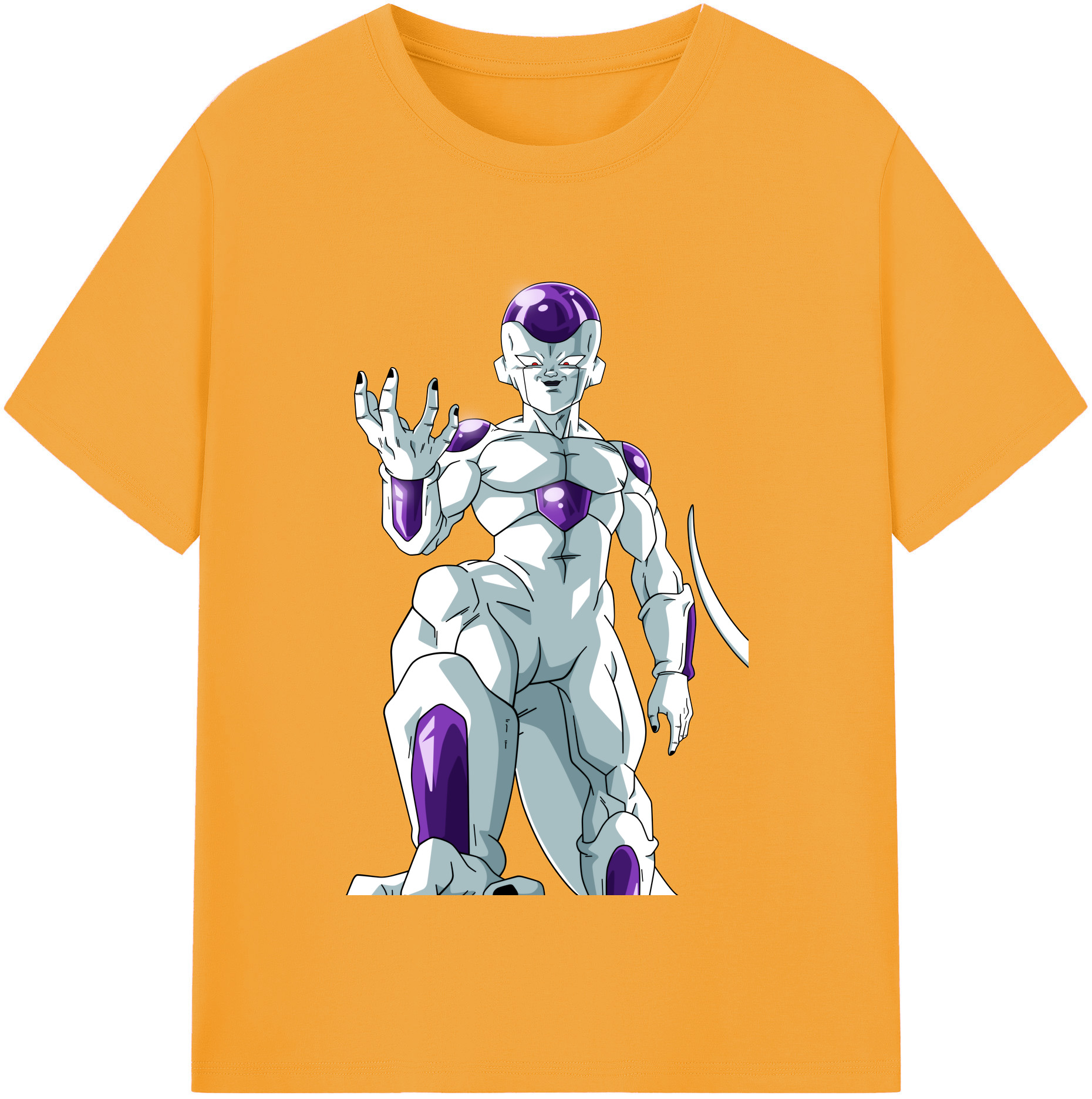 （画像用） ドラゴンボール フリーザ DRAGON BALL Frieza 綿100％半袖Tシャツ（フロントプリント）