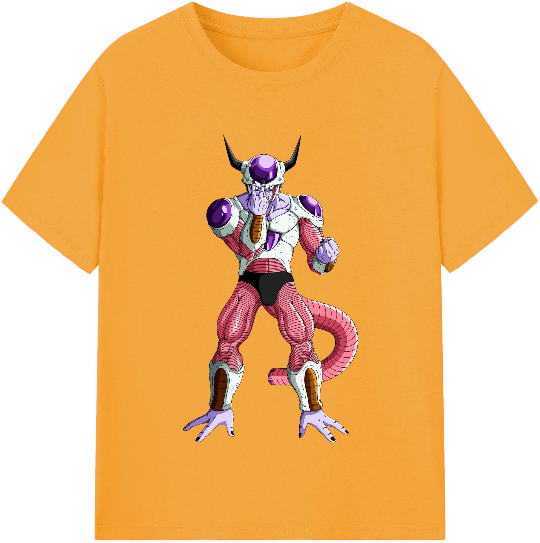 （画像用） ドラゴンボール フリーザ DRAGON BALL Frieza 綿100％半袖Tシャツ（フロントプリント）