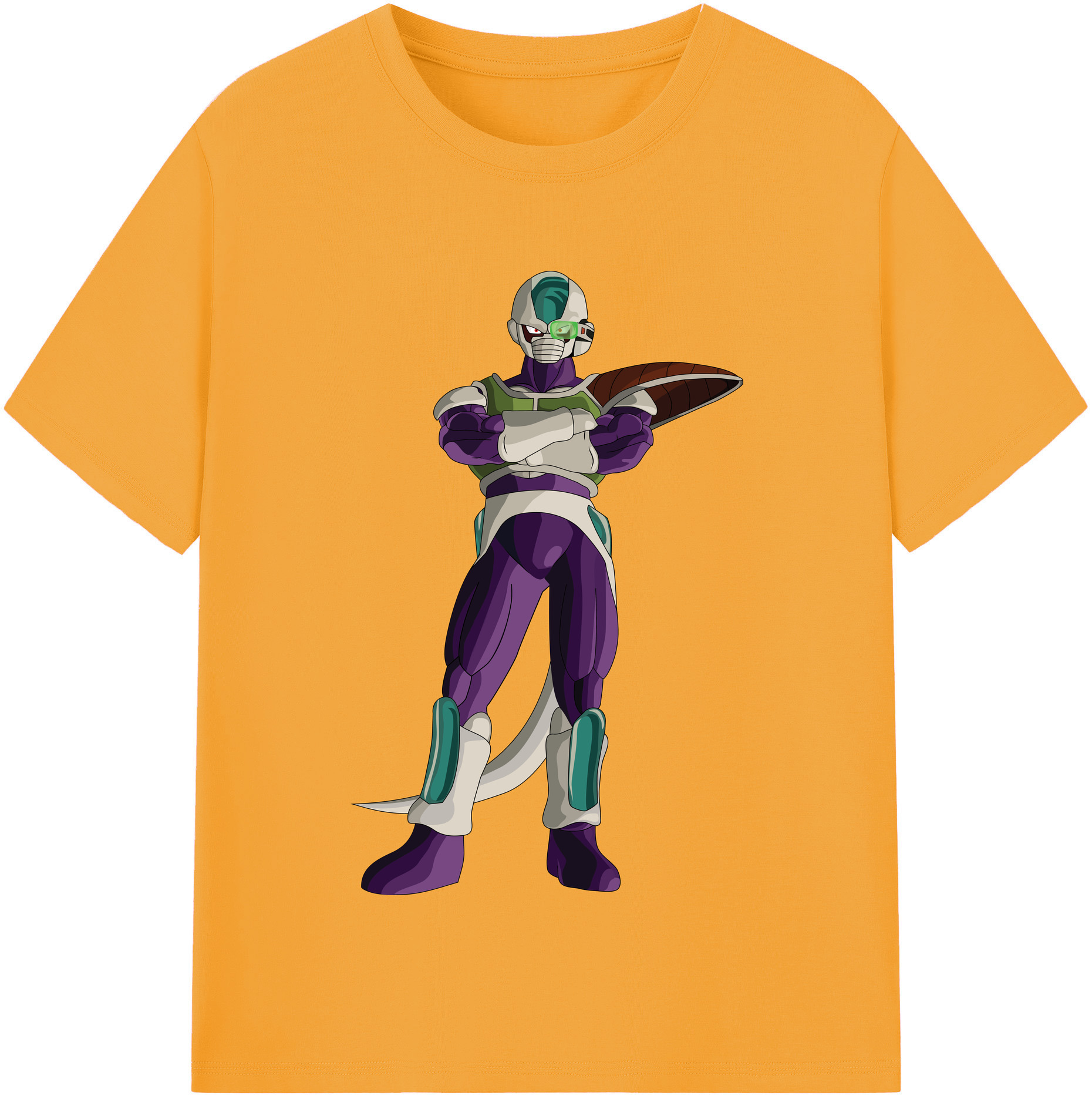 （画像用） ドラゴンボール フリーザ DRAGON BALL Frieza 綿100％半袖Tシャツ（フロントプリント）