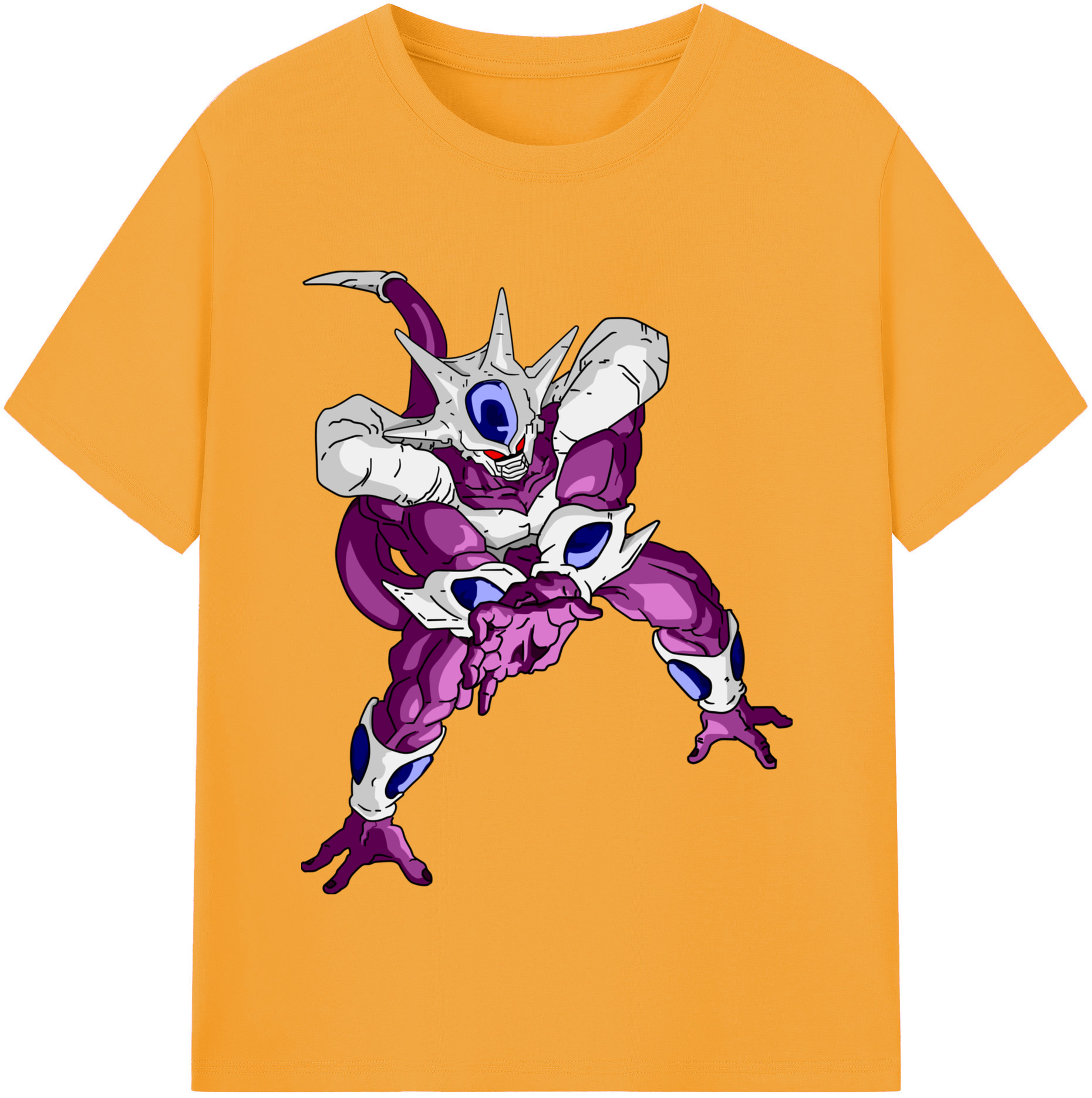 （画像用） ドラゴンボール クウラ DRAGON BALL Cooler Coora 綿100％半袖Tシャツ（フロントプリント）