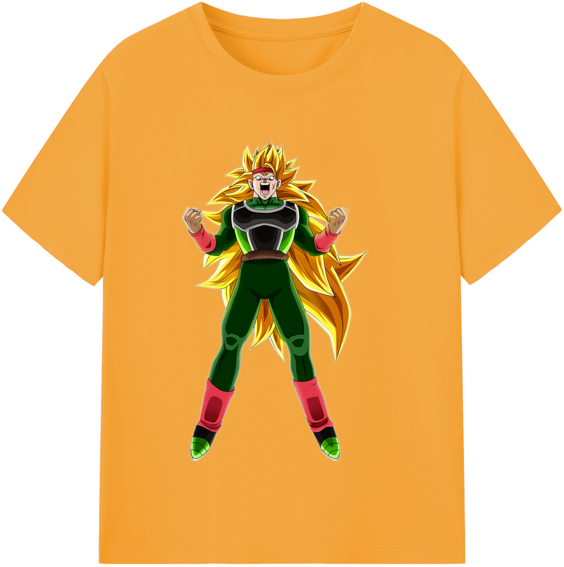（画像用） ドラゴンボール ブロリー DRAGON BALL Broli 綿100％半袖Tシャツ（フロントプリント）