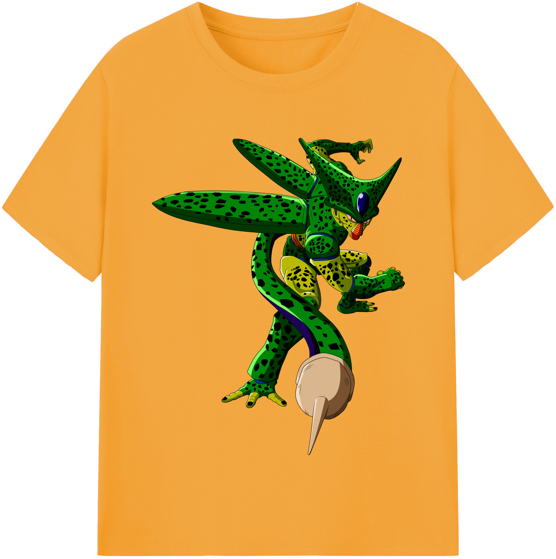 （画像用） ドラゴンボール セル DRAGON BALL Cell 綿100％半袖Tシャツ（フロントプリント）