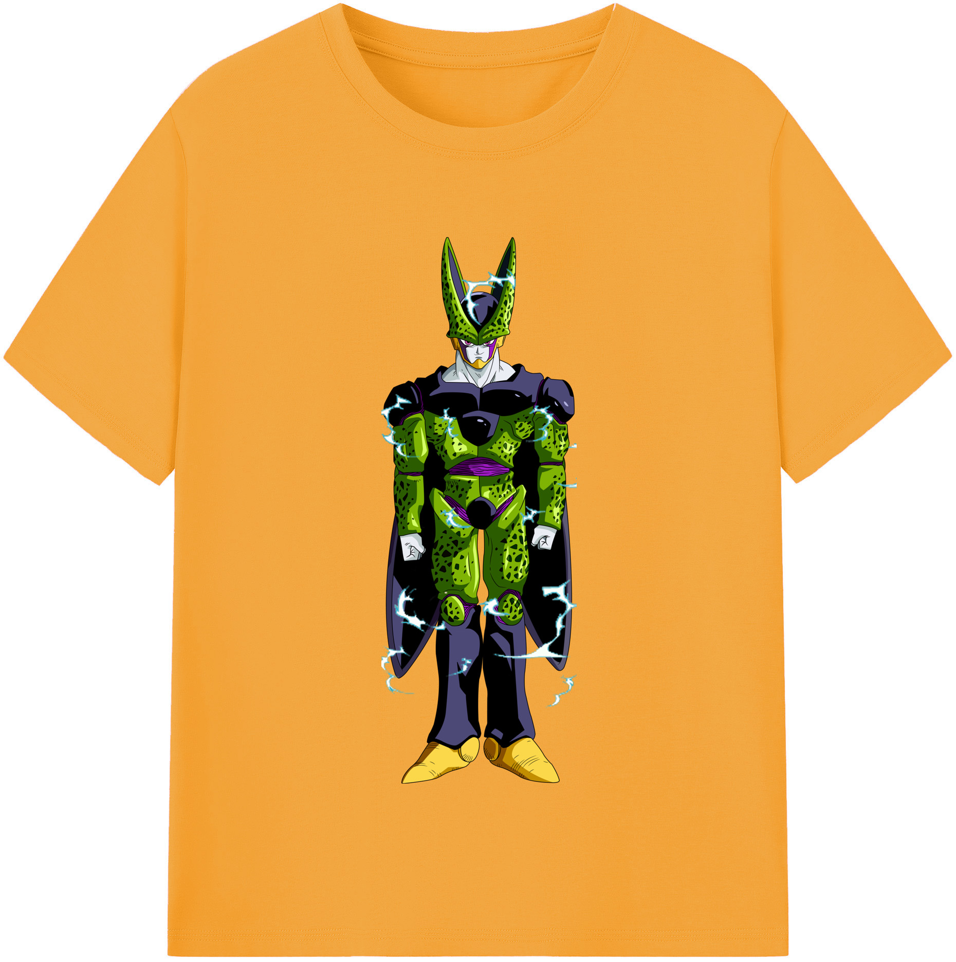 （画像用） ドラゴンボール セル DRAGON BALL Cell 綿100％半袖Tシャツ（フロントプリント）