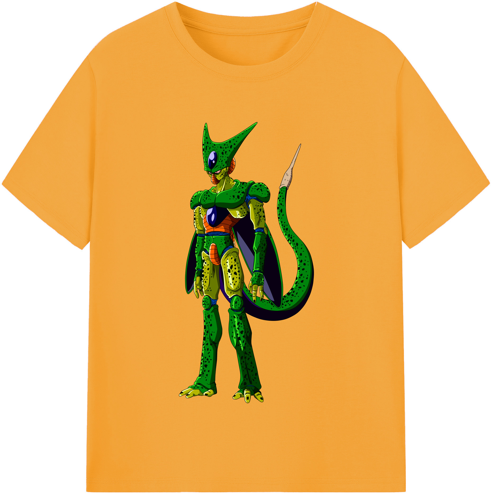 （画像用） ドラゴンボール セル DRAGON BALL Cell 綿100％半袖Tシャツ（フロントプリント）