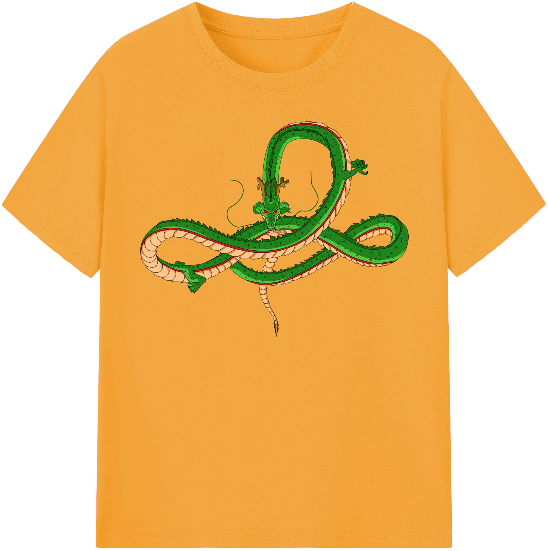 （画像用） ドラゴンボール 神龍 シェンロン DRAGON BALL Shenron 綿100％半袖Tシャツ（フロントプリント）