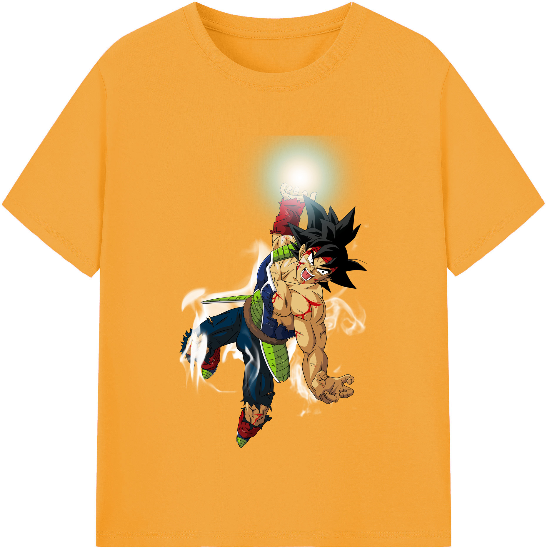 （画像用） ドラゴンボール バーダック DRAGON BALL Burdock 綿100％半袖Tシャツ（フロントプリント）