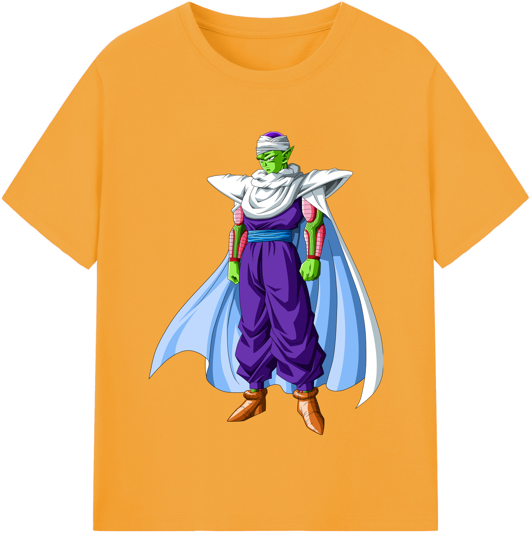 （画像用） ドラゴンボール ピッコロ DRAGON BALL Piccolo 綿100％半袖Tシャツ（フロントプリント）