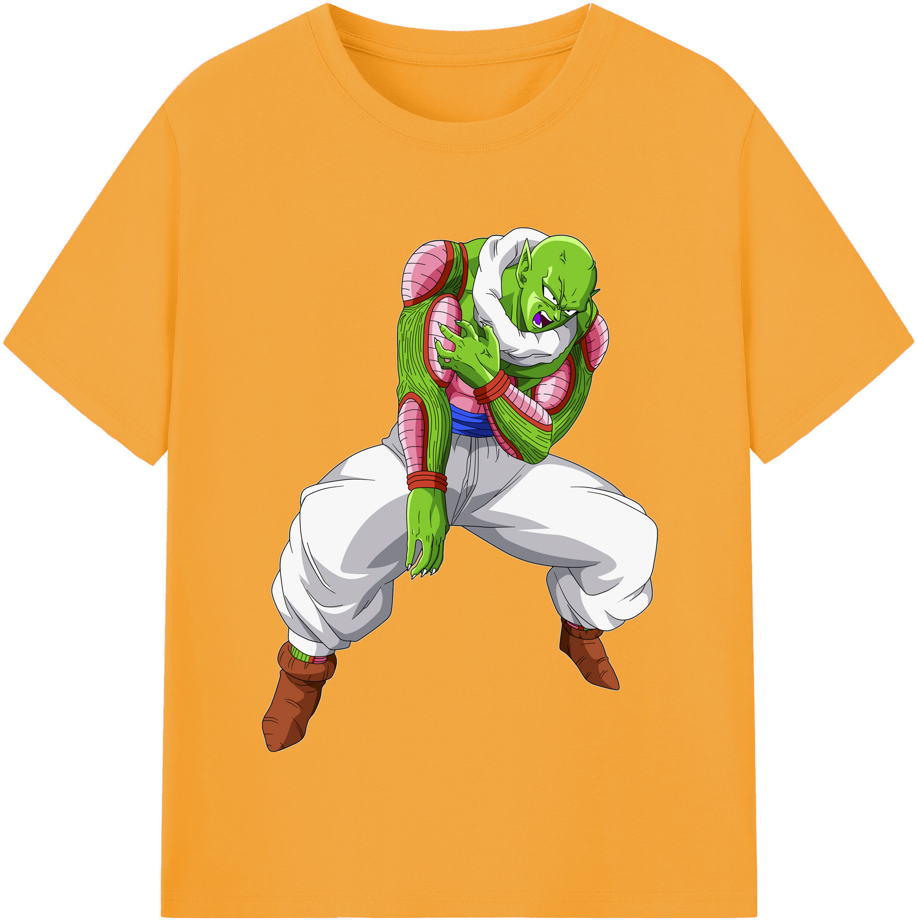 （画像用） ドラゴンボール ピッコロ DRAGON BALL Piccolo 綿100％半袖Tシャツ（フロントプリント）