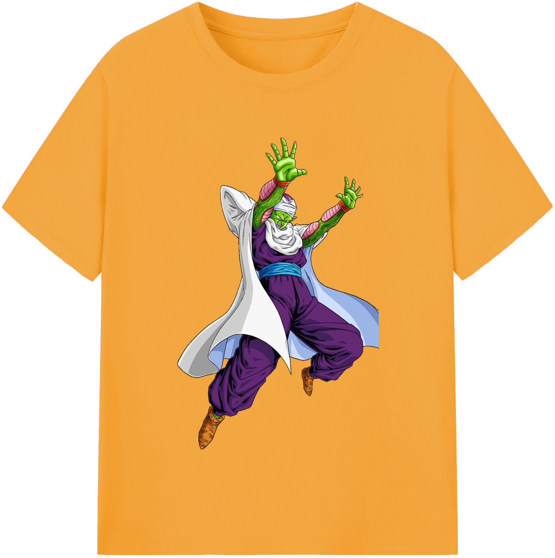 （画像用） ドラゴンボール ピッコロ DRAGON BALL Piccolo 綿100％半袖Tシャツ（フロントプリント）