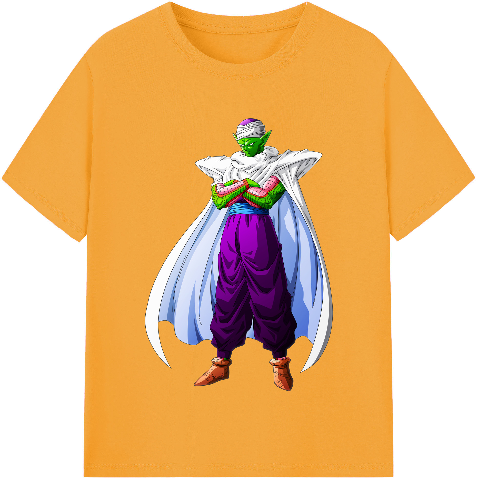 （画像用） ドラゴンボール ピッコロ DRAGON BALL Piccolo 綿100％半袖Tシャツ（フロントプリント）