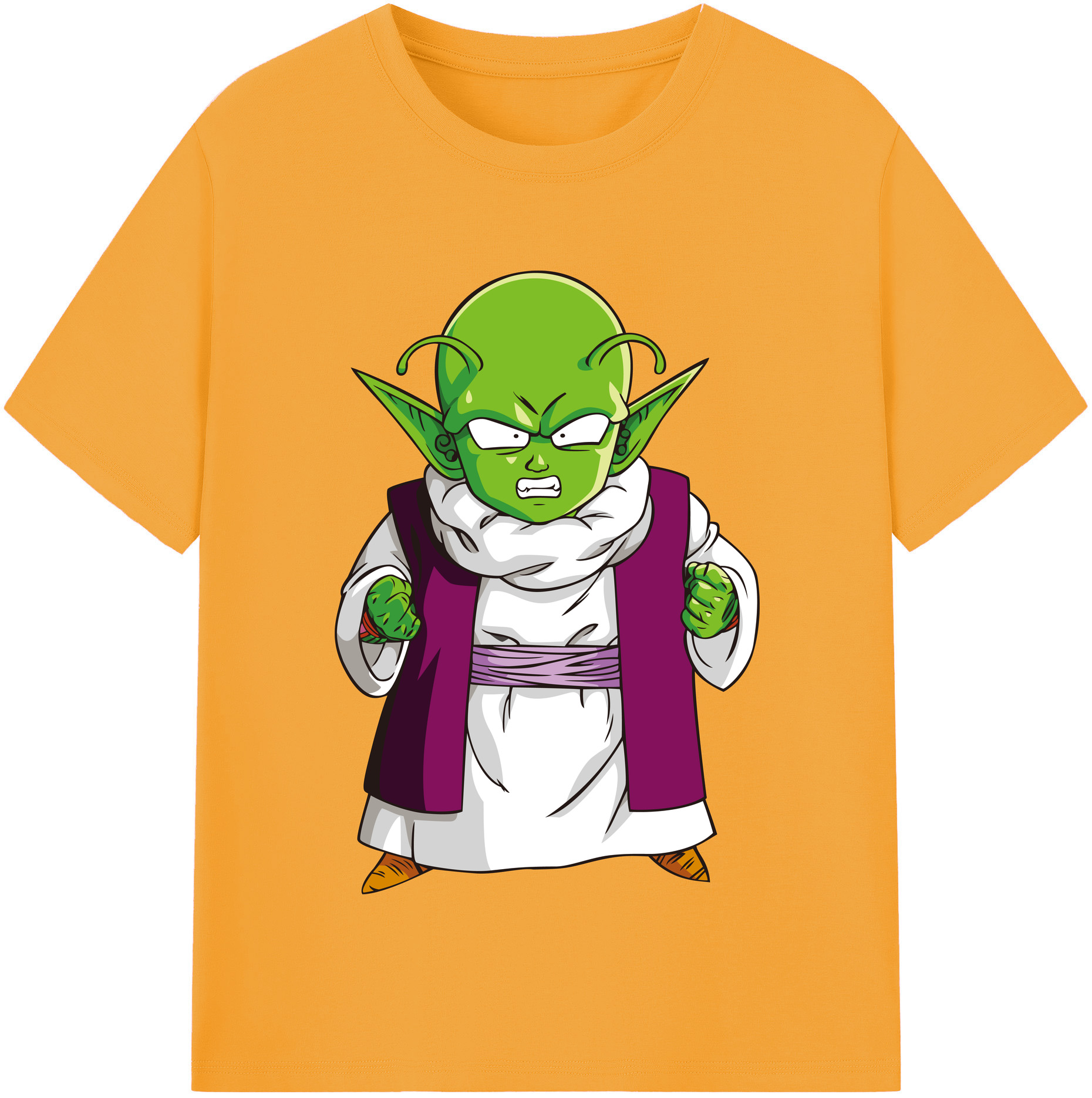 （画像用） ドラゴンボール ピッコロ DRAGON BALL Piccolo 綿100％半袖Tシャツ（フロントプリント）
