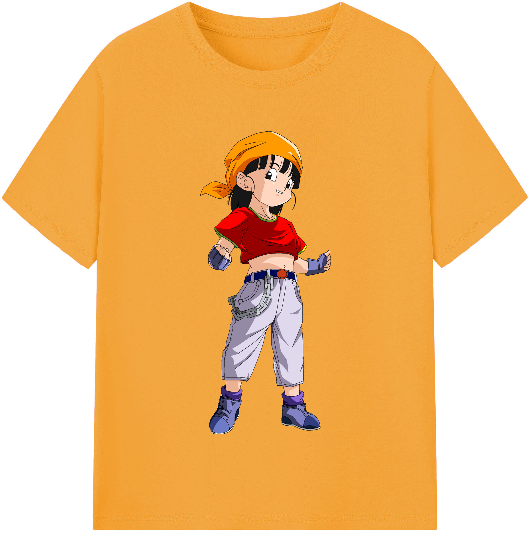 （画像用） ドラゴンボール パン DRAGON BALL Pan 綿100％半袖Tシャツ（フロントプリント）