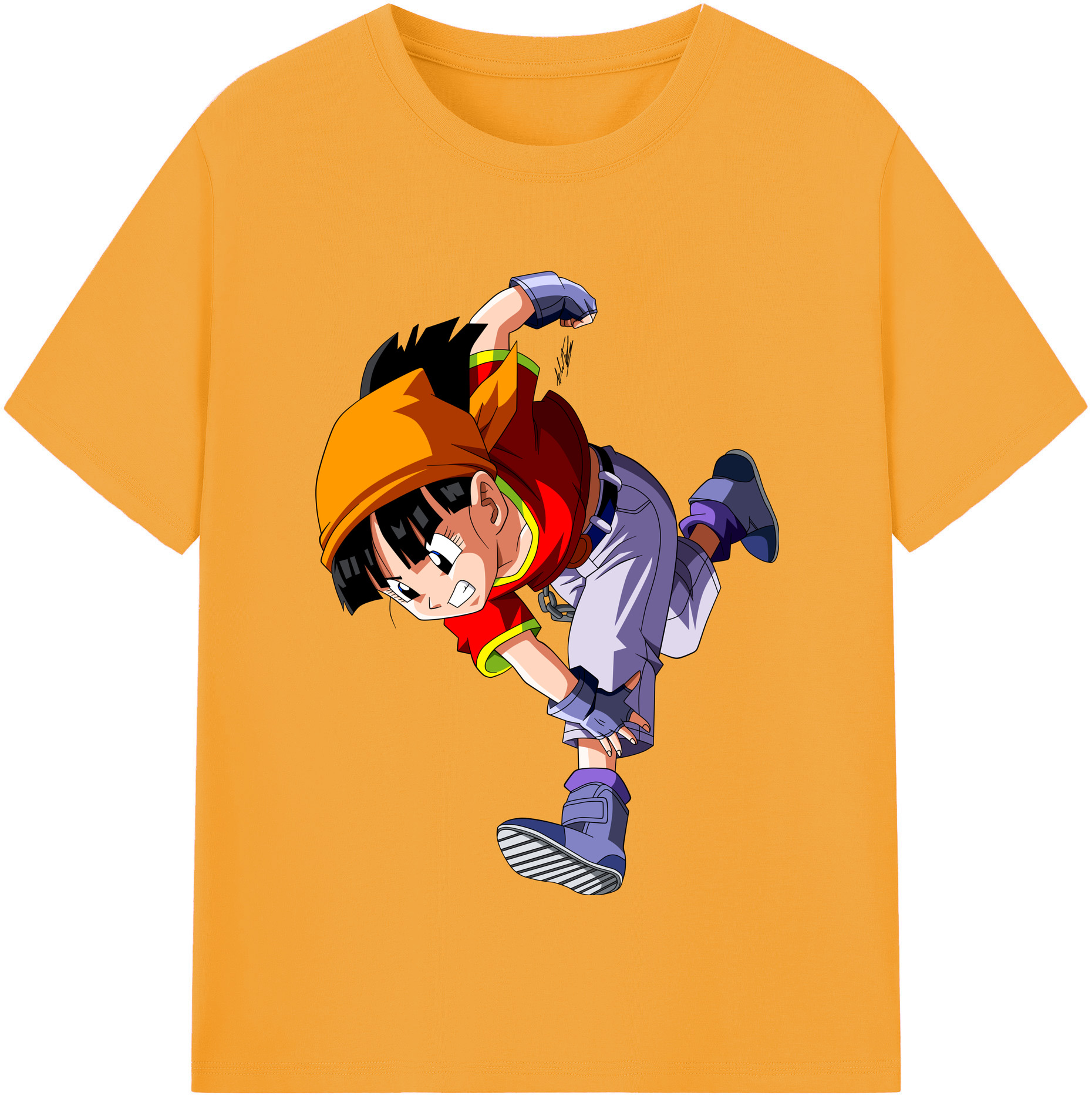 （画像用） ドラゴンボール パン DRAGON BALL Pan 綿100％半袖Tシャツ（フロントプリント）