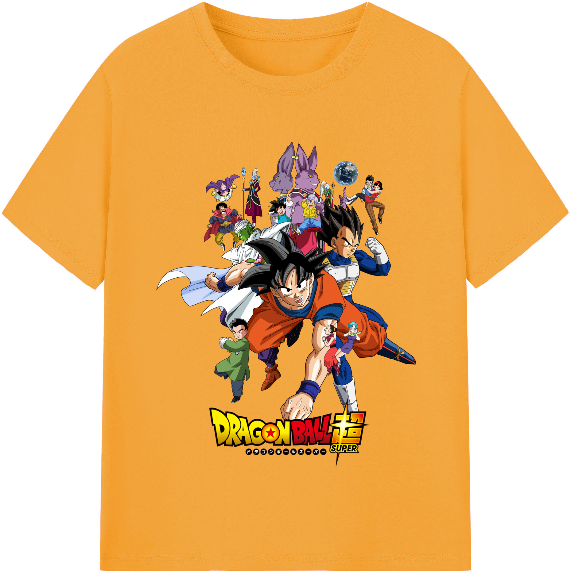 （画像用） ドラゴンボール DRAGON BALL 綿100％半袖Tシャツ（フロントプリント）