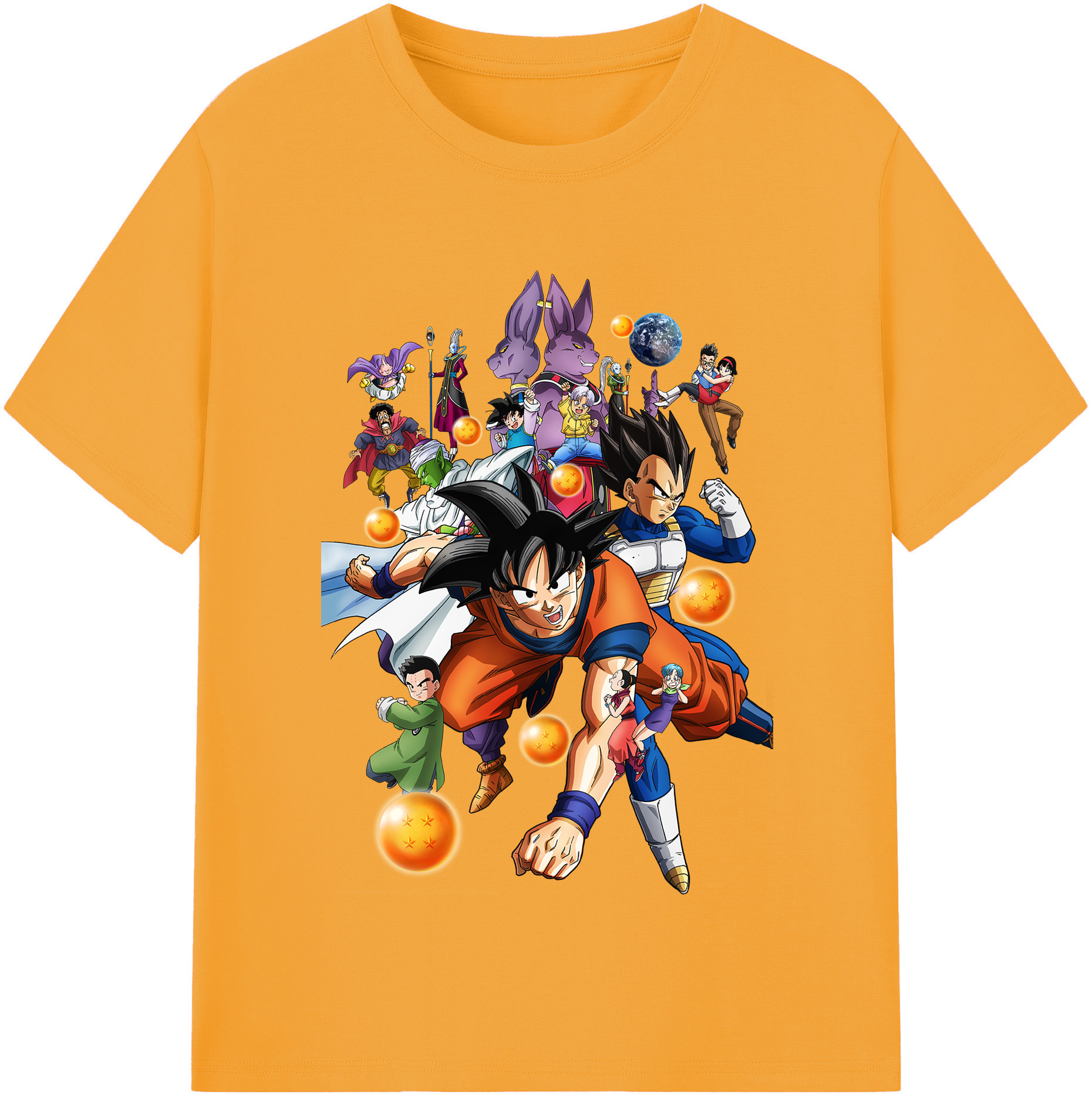 （画像用） ドラゴンボール DRAGON BALL 綿100％半袖Tシャツ（フロントプリント）