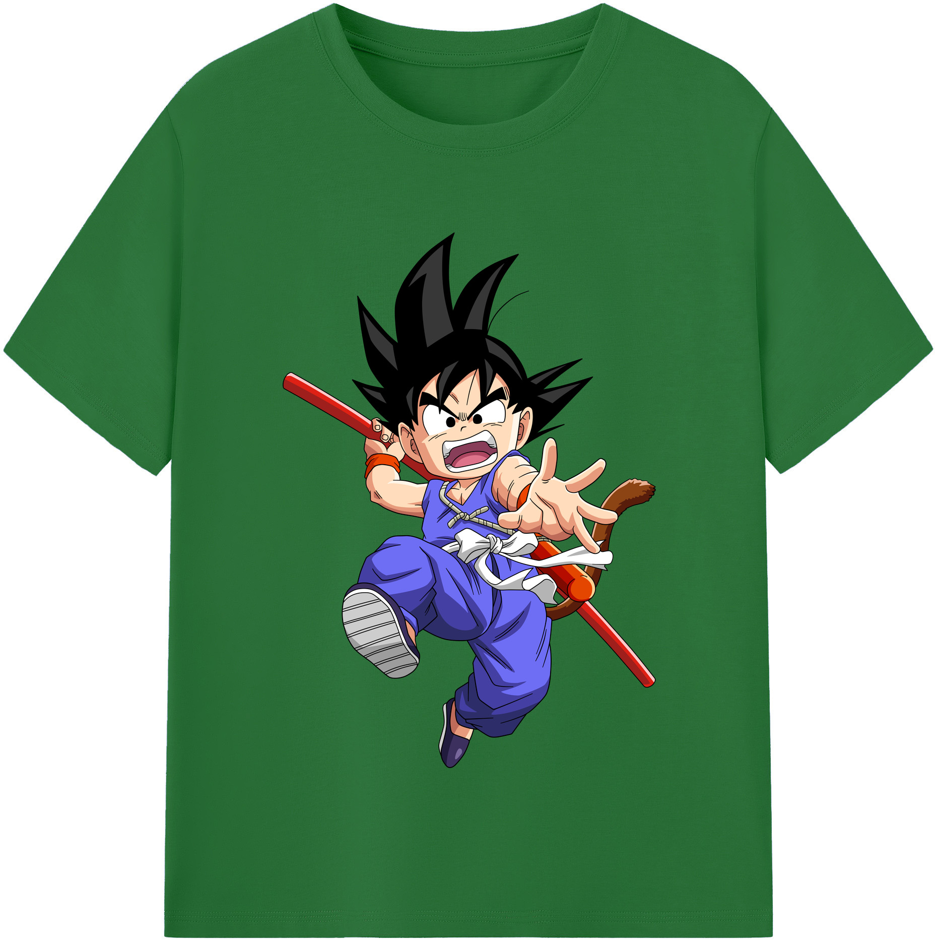 （画像用） ドラゴンボール 孫悟空（そん ごくう）Son Goku カカロット DRAGON BALL Kakarotto 綿100％半袖Tシャツ（フロントプリント）