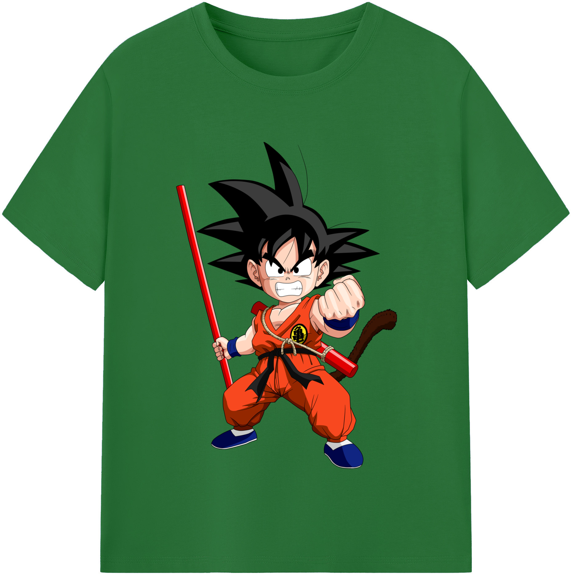 （画像用） ドラゴンボール 孫悟空（そん ごくう）Son Goku カカロット DRAGON BALL Kakarotto 綿100％半袖Tシャツ（フロントプリント）