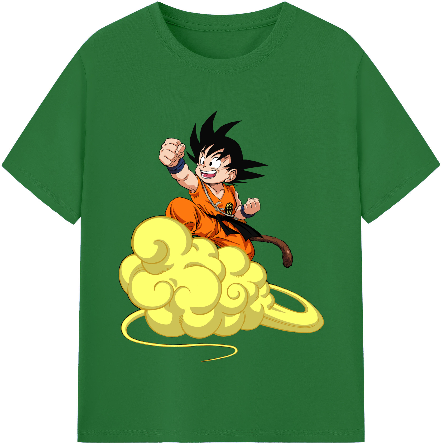 （画像用） ドラゴンボール 孫悟空（そん ごくう）Son Goku カカロット DRAGON BALL Kakarotto 綿100％半袖Tシャツ（フロントプリント）