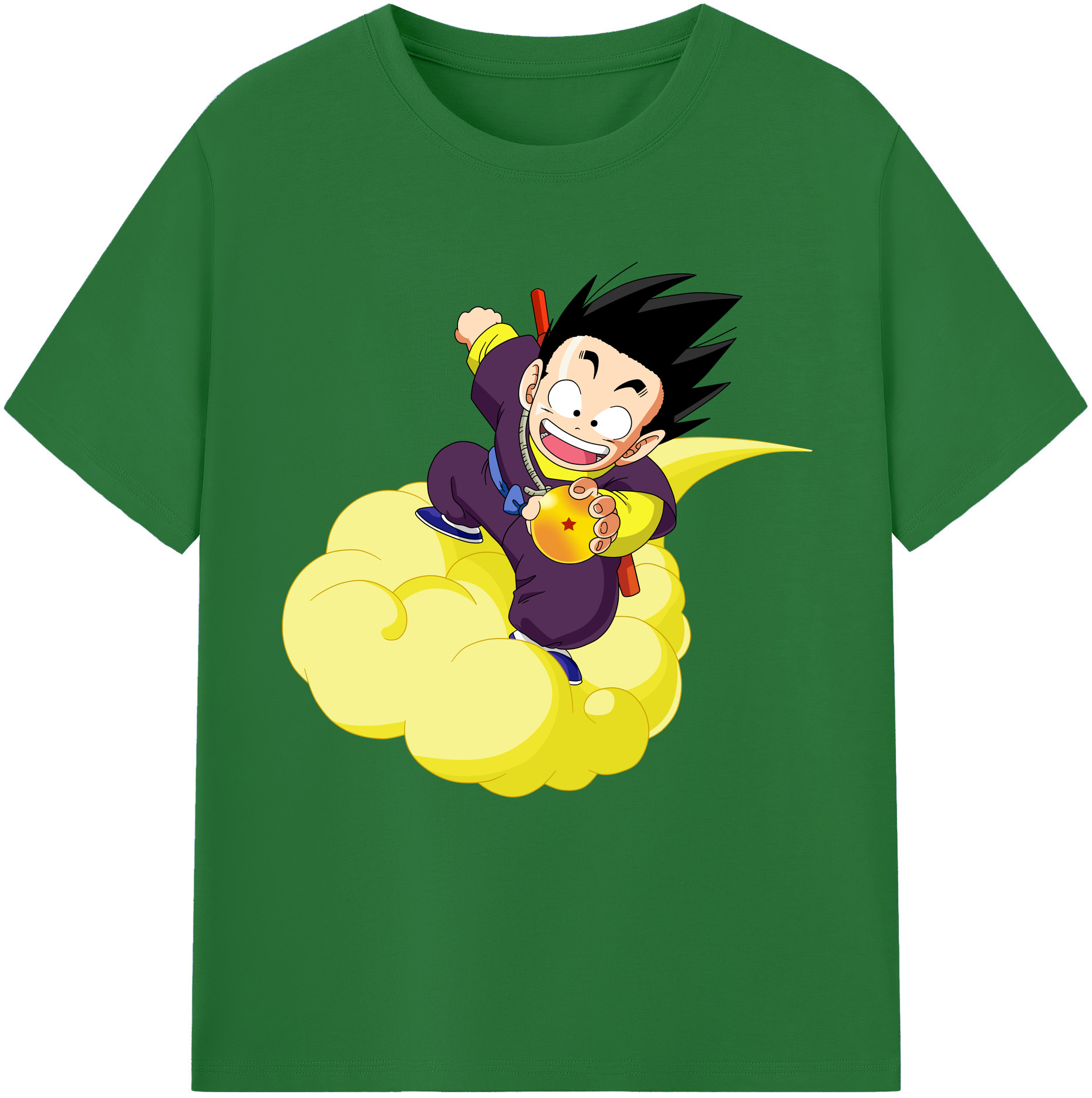 （画像用） ドラゴンボール 孫悟空（そん ごくう）Son Goku カカロット DRAGON BALL Kakarotto 綿100％半袖Tシャツ（フロントプリント）