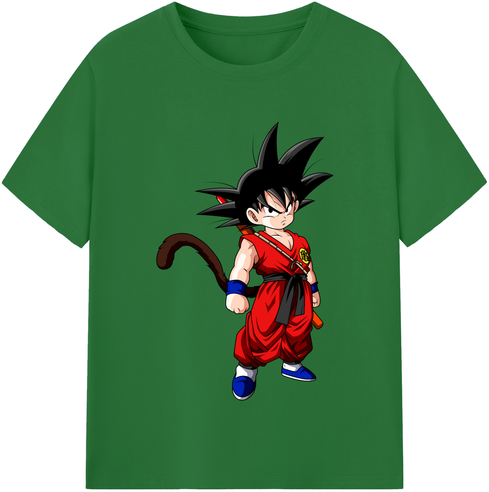 （画像用） ドラゴンボール 孫悟空（そん ごくう）Son Goku カカロット DRAGON BALL Kakarotto 綿100％半袖Tシャツ（フロントプリント）