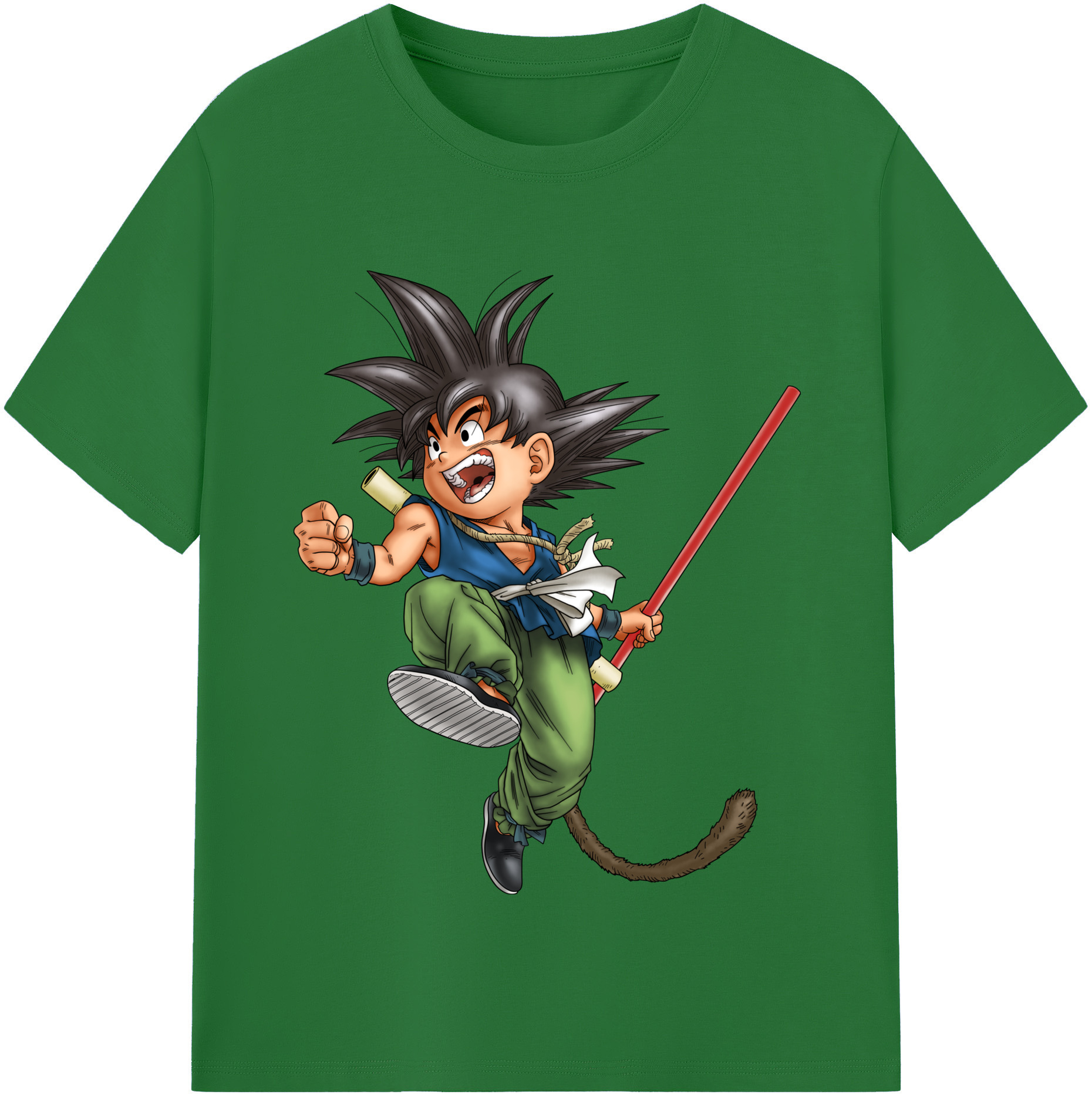 （画像用） ドラゴンボール 孫悟空（そん ごくう）Son Goku カカロット DRAGON BALL Kakarotto 綿100％半袖Tシャツ（フロントプリント）